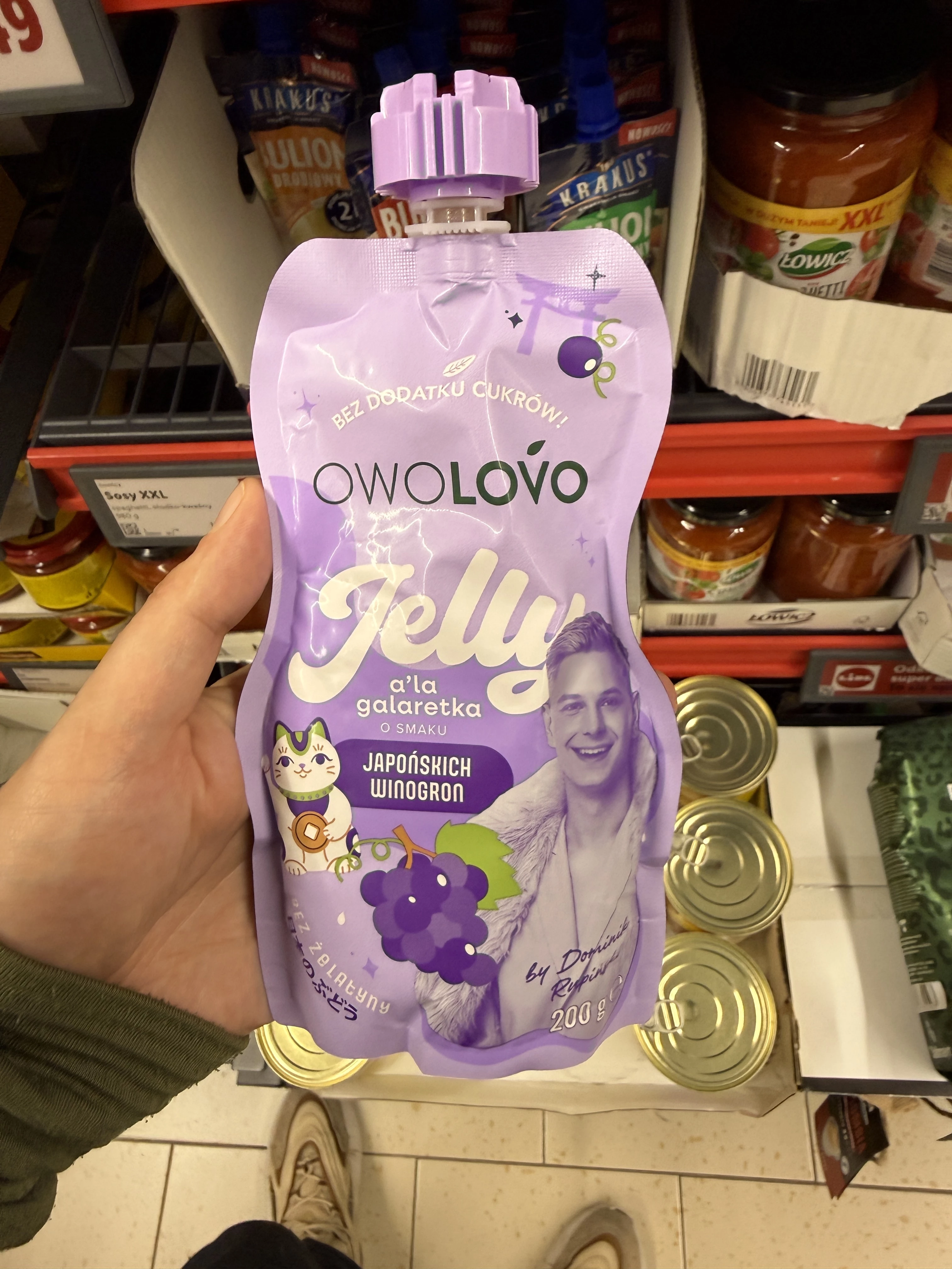 OwoLovo Jelly Dominik Rupiński a’la galaretka o smaku japońskich winogron | 200g