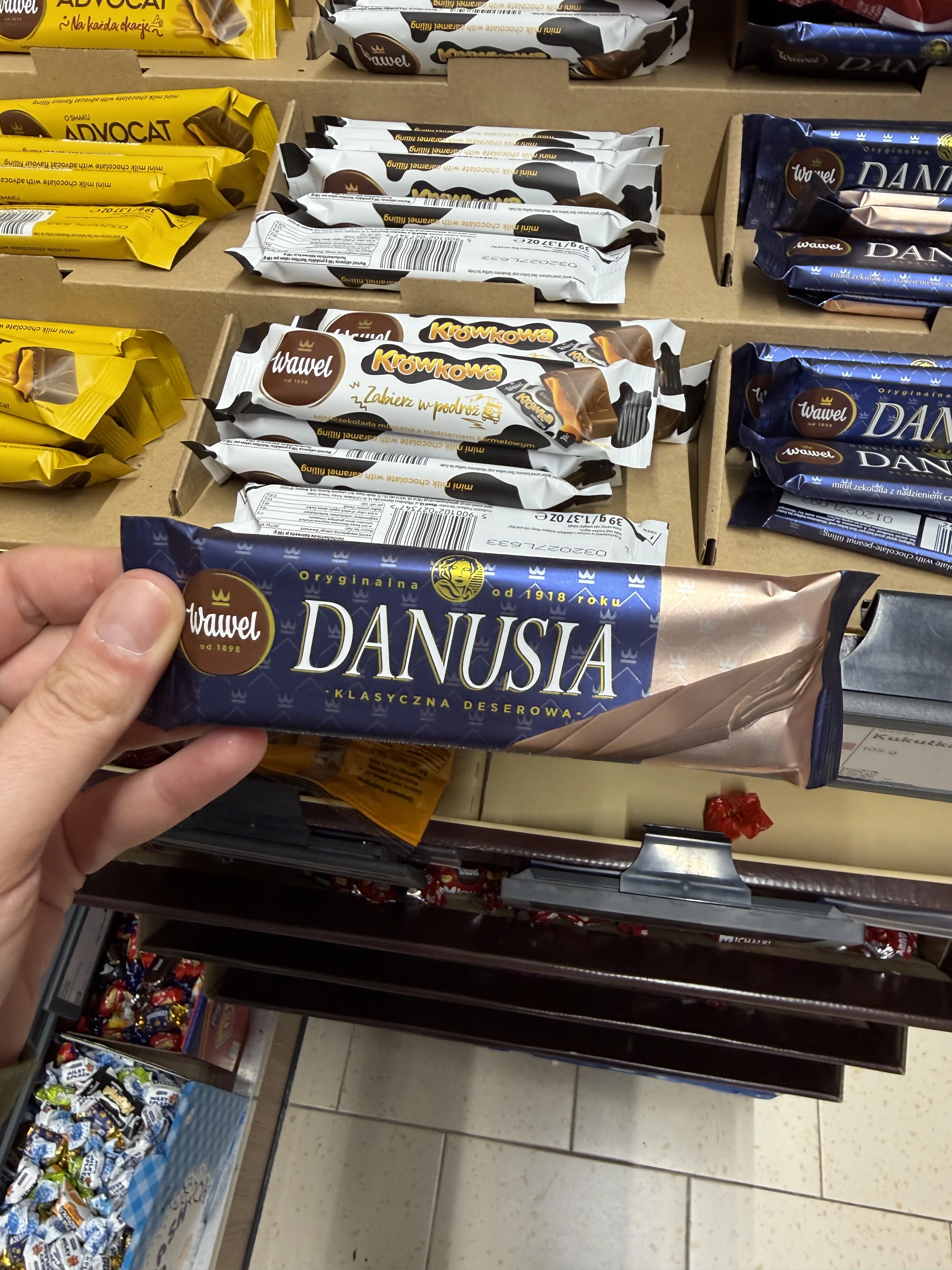 Wawel Danusia Klasyczna deserowa czekoladka nadziewana | 38g