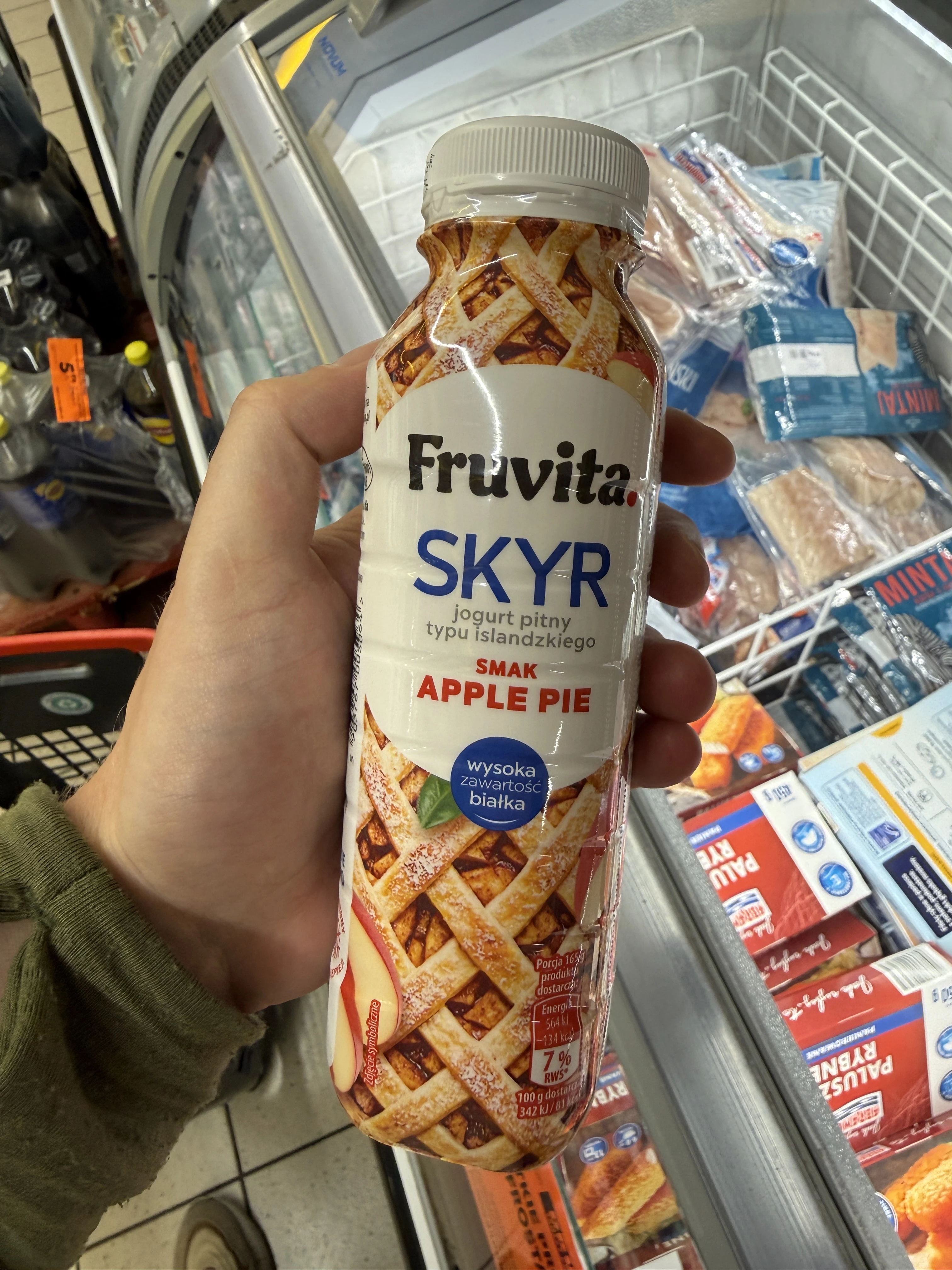 Fruvita Skyr jogurt pitny typu islandzkiego smak Apple Pie | 330g