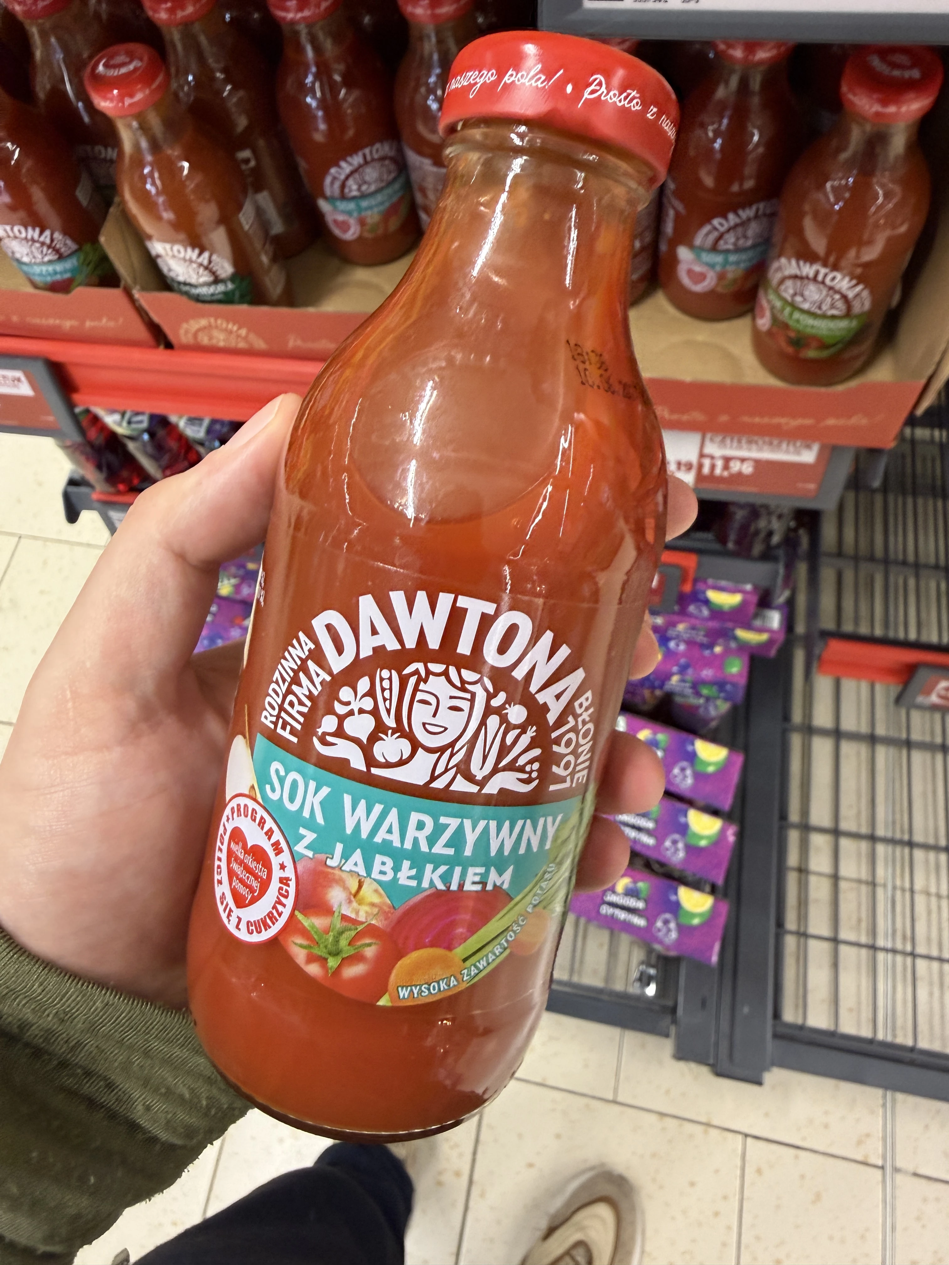 Dawtona Sok warzywny z jabłkiem | 300ml