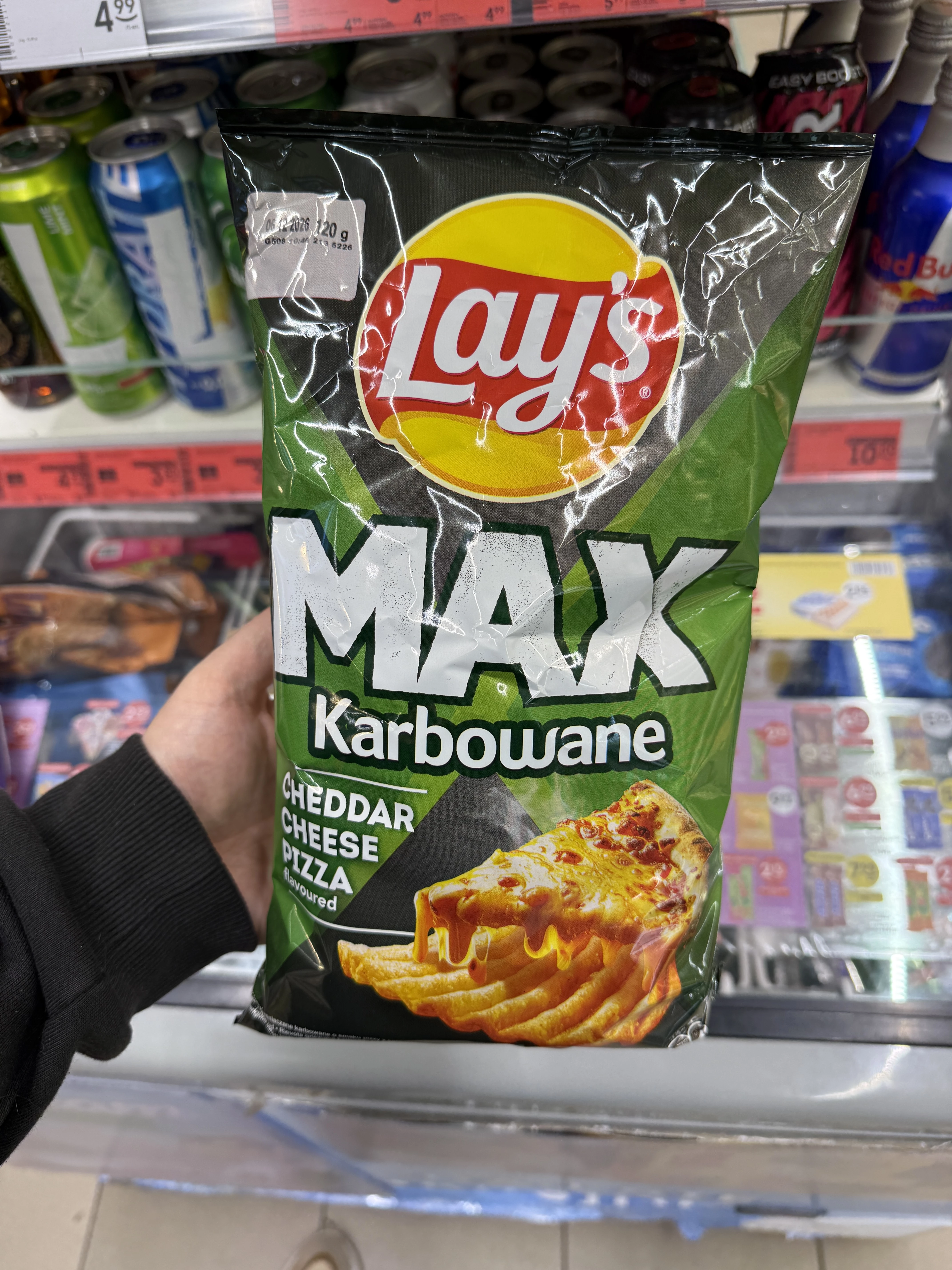 Lay’s Max Karbowane Cheddar Cheese Pizza flavoured | 120g