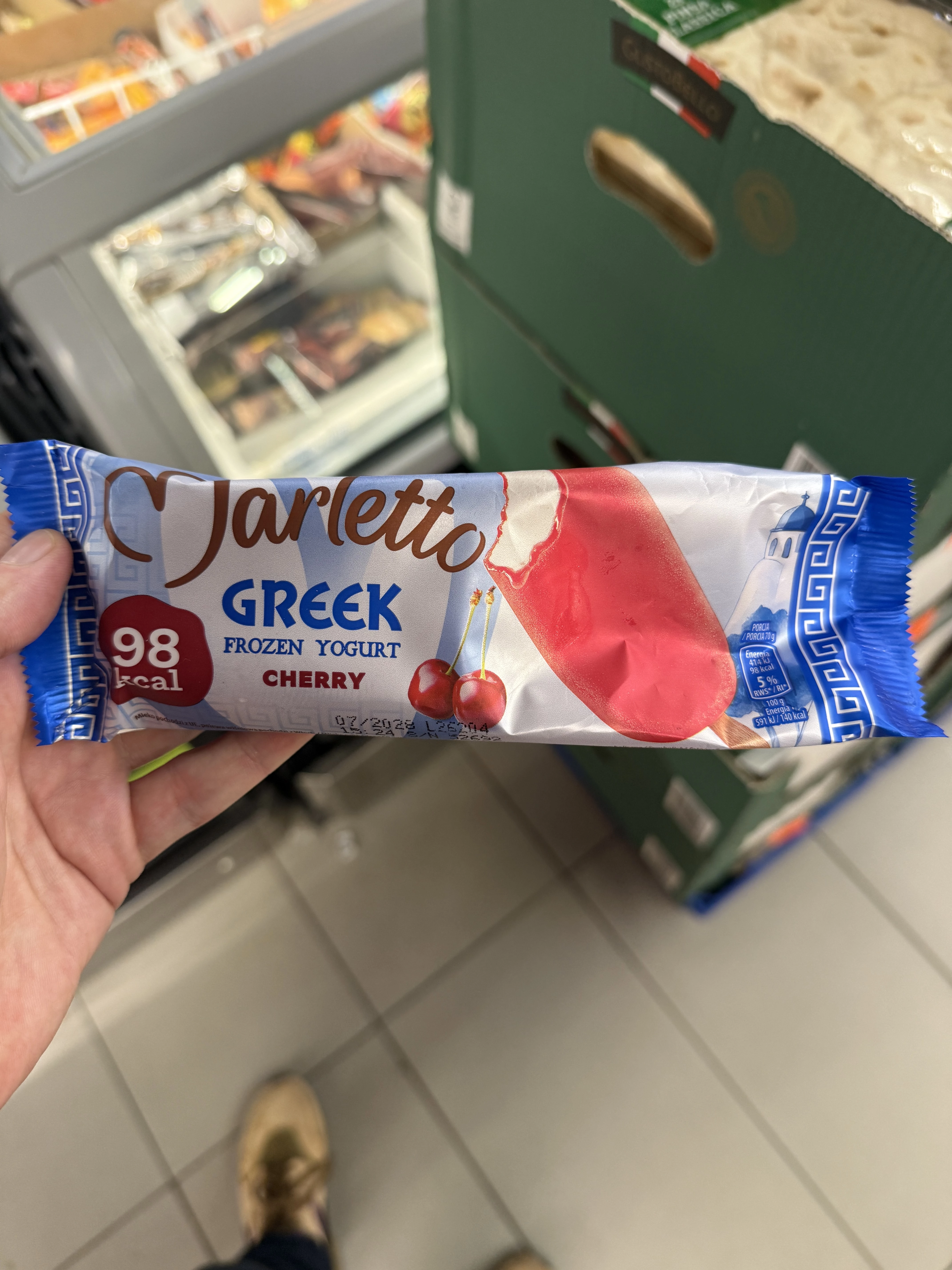 Marletto Greek Frozen Yogurt Cherry | 100ml / 70g