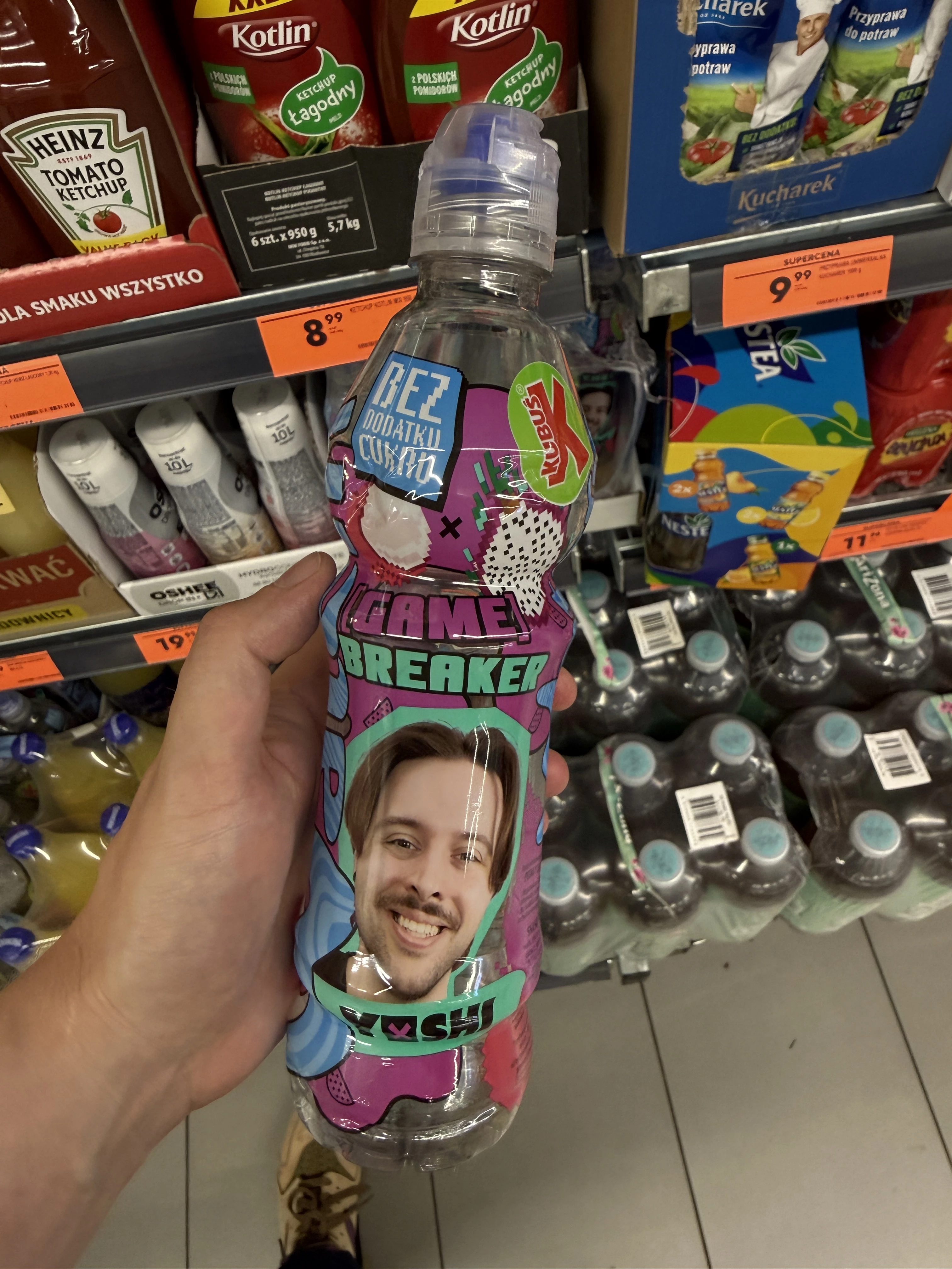 Kubuś Waterrr Game Breaker Yoshi pitaja x liczi | 500ml