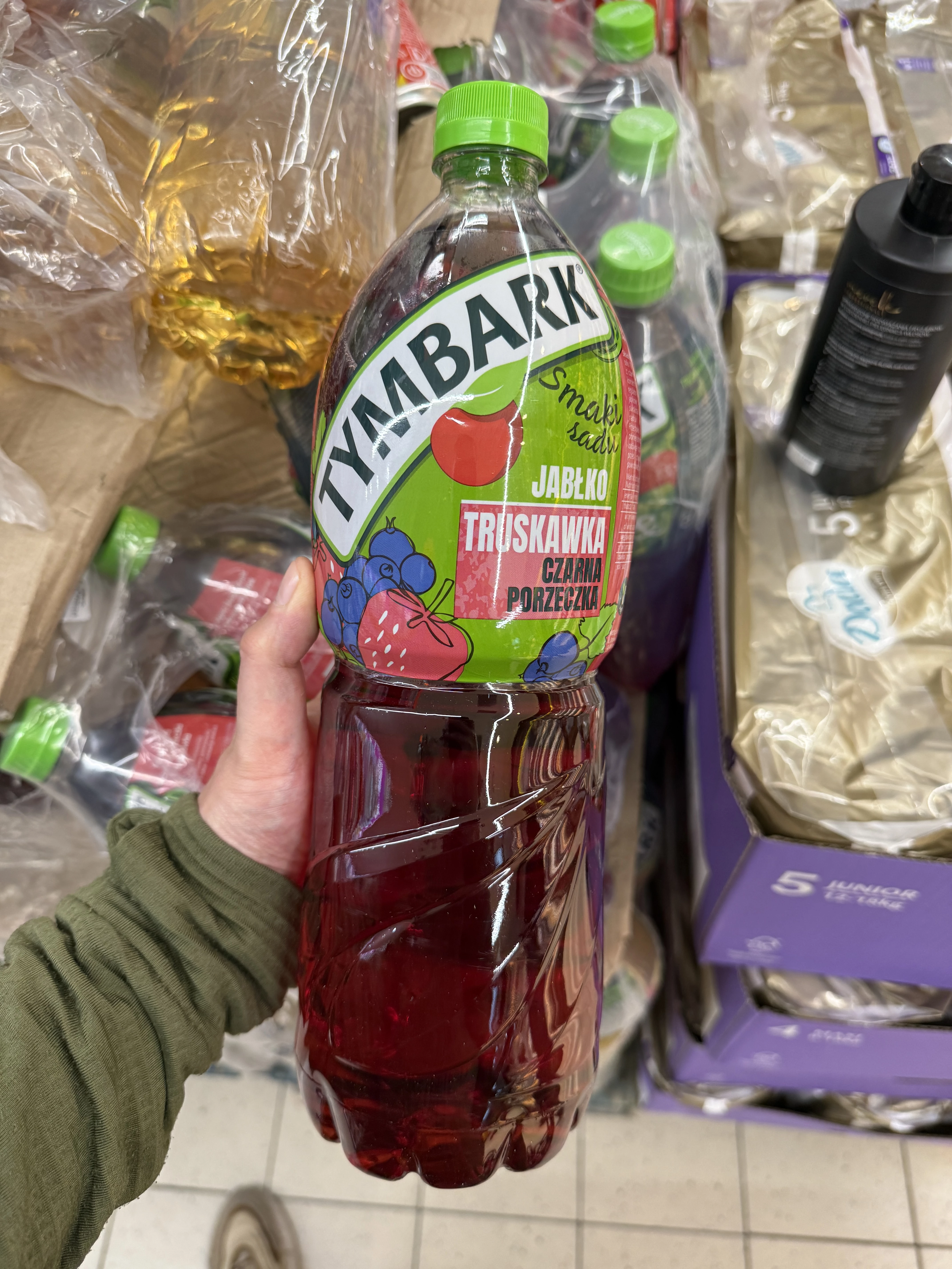 Tymbark Smaki Sadu Jabłko Truskawka Czarna Porzeczka | 1750ml