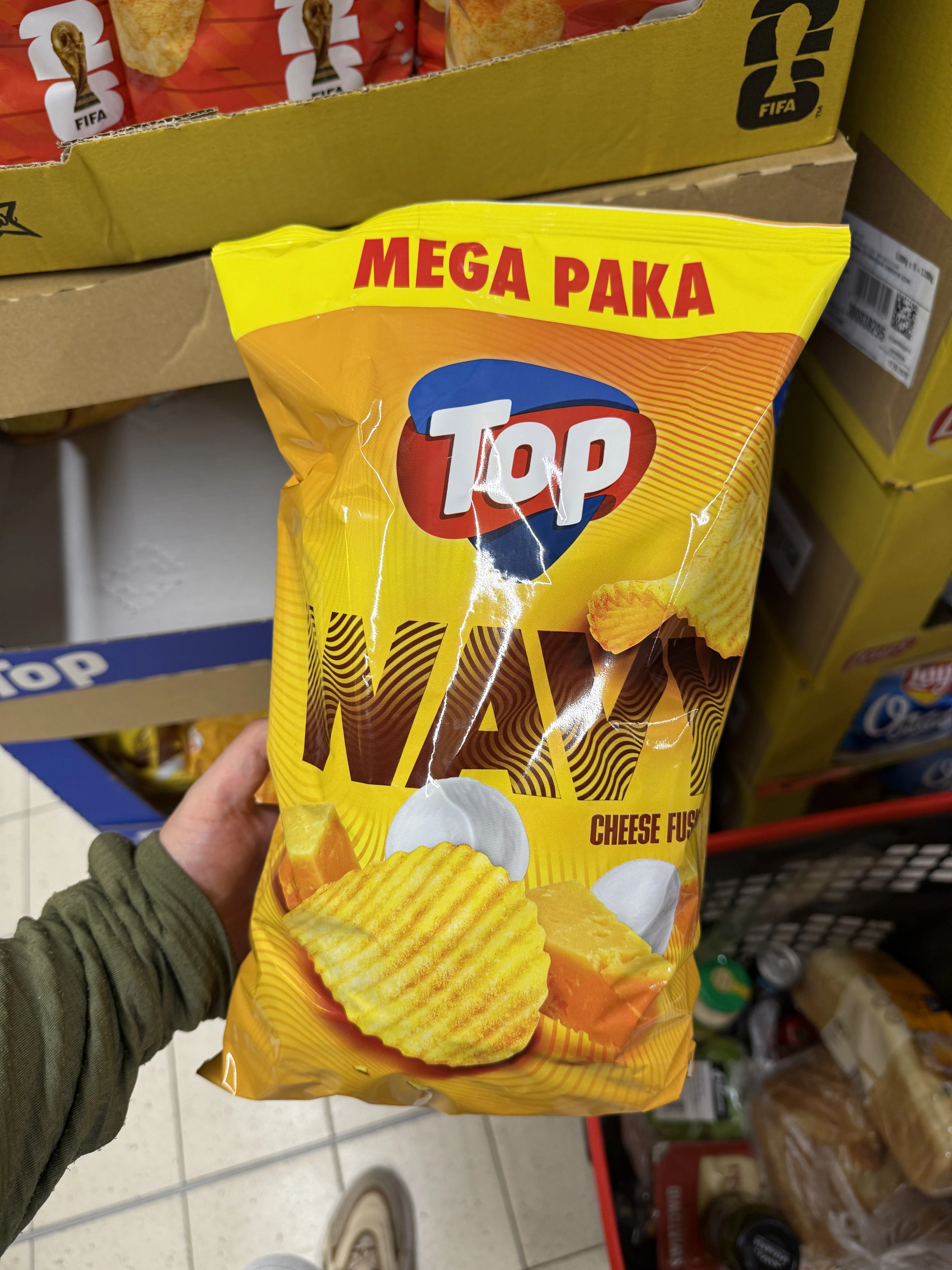 Top Wavy Cheese Fusion Mega Paka | 300g