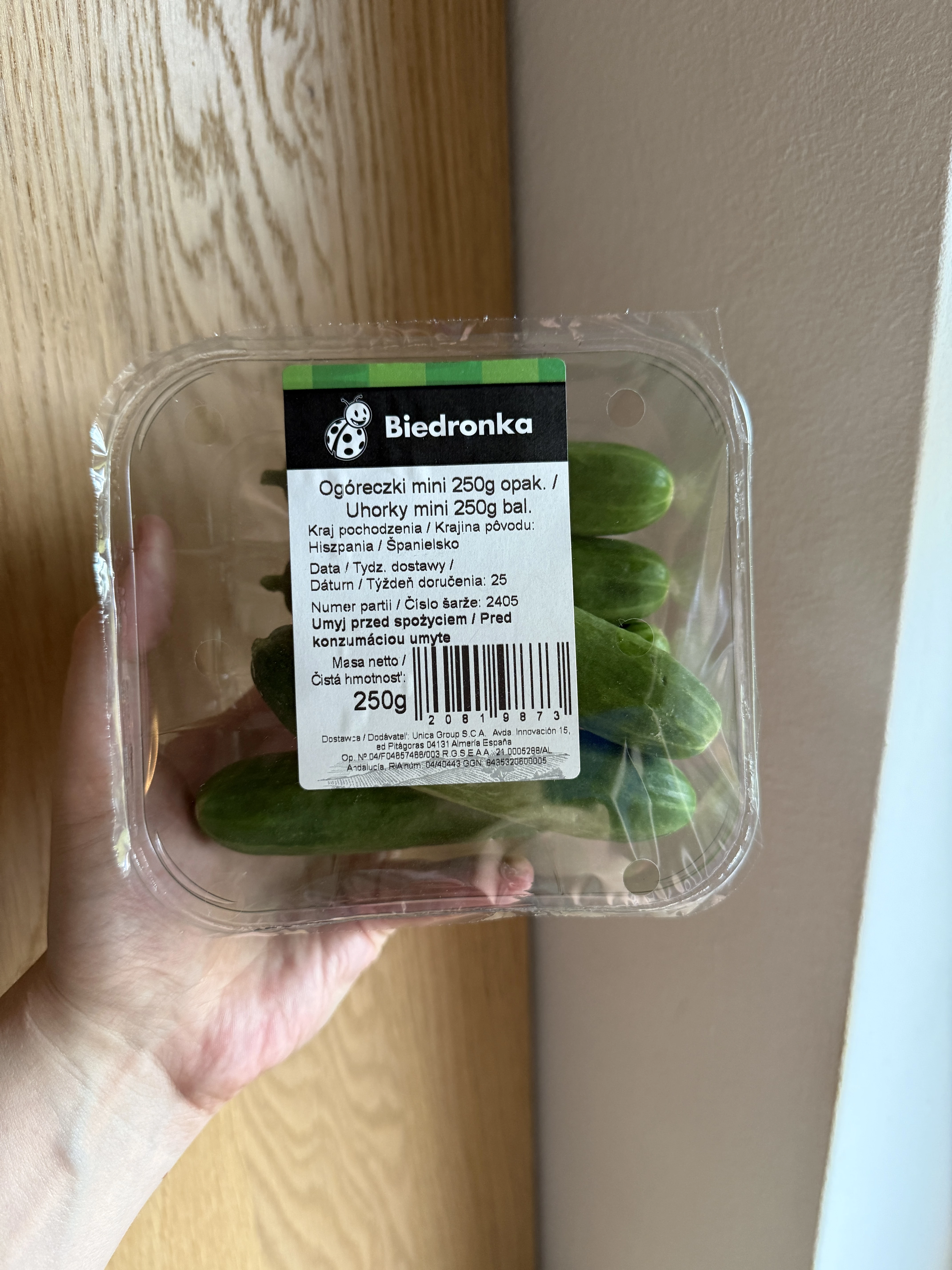 Ogóreczki mini Biedronka | 250g