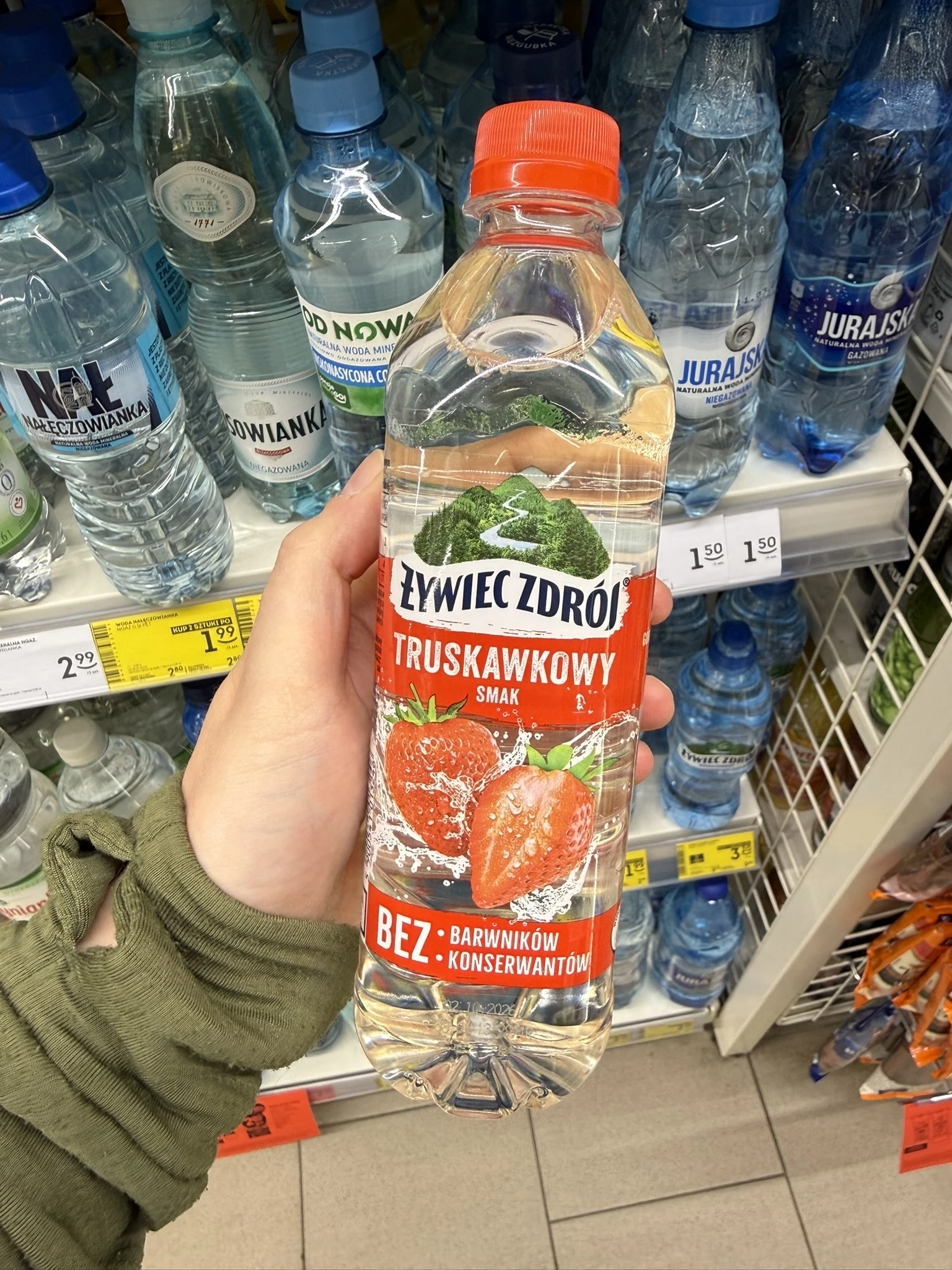 Żywiec Zdrój Napój niegazowany truskawkowy smak | 500ml