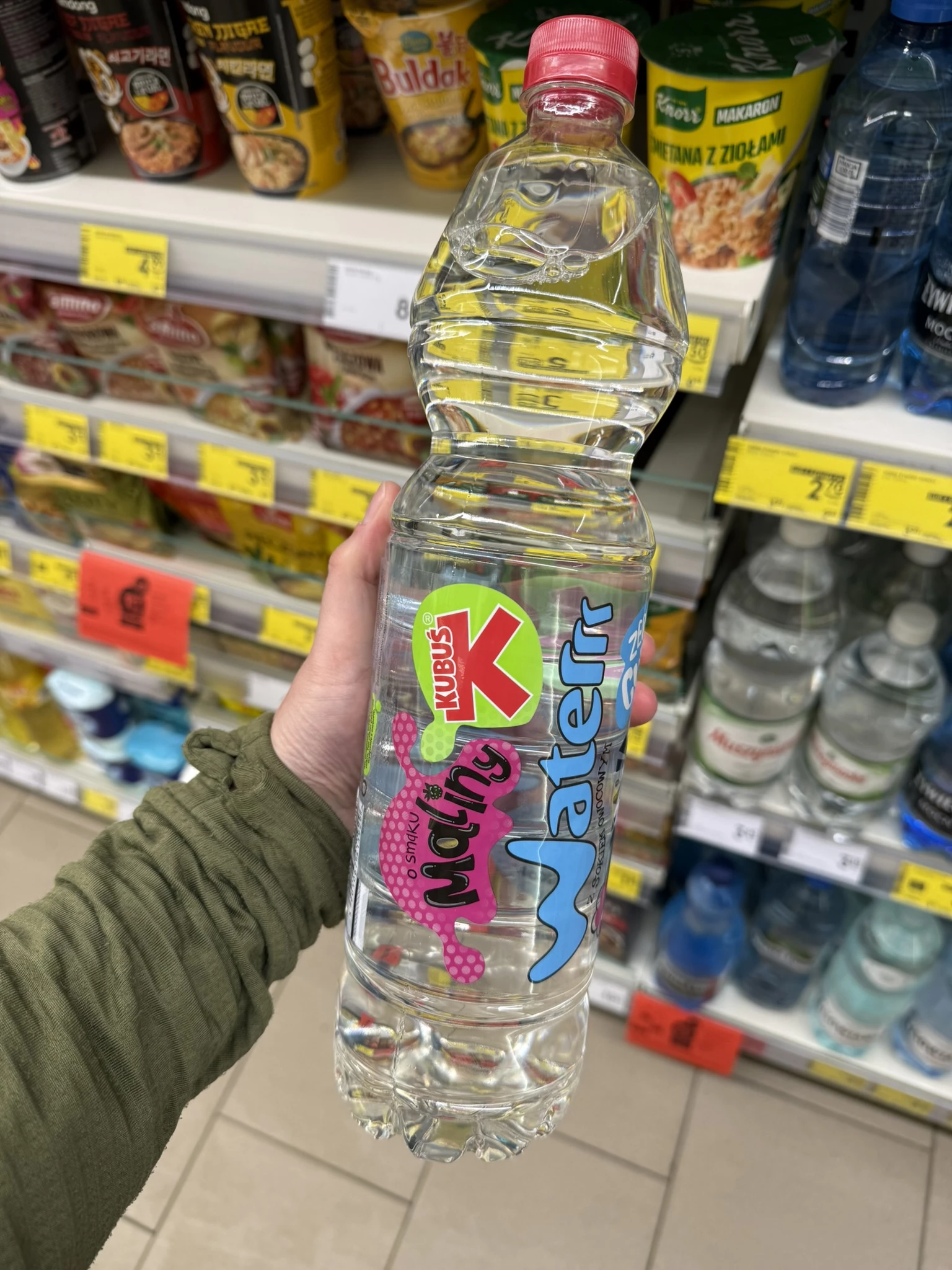 Kubuś Waterrr o smaku maliny | 1500ml