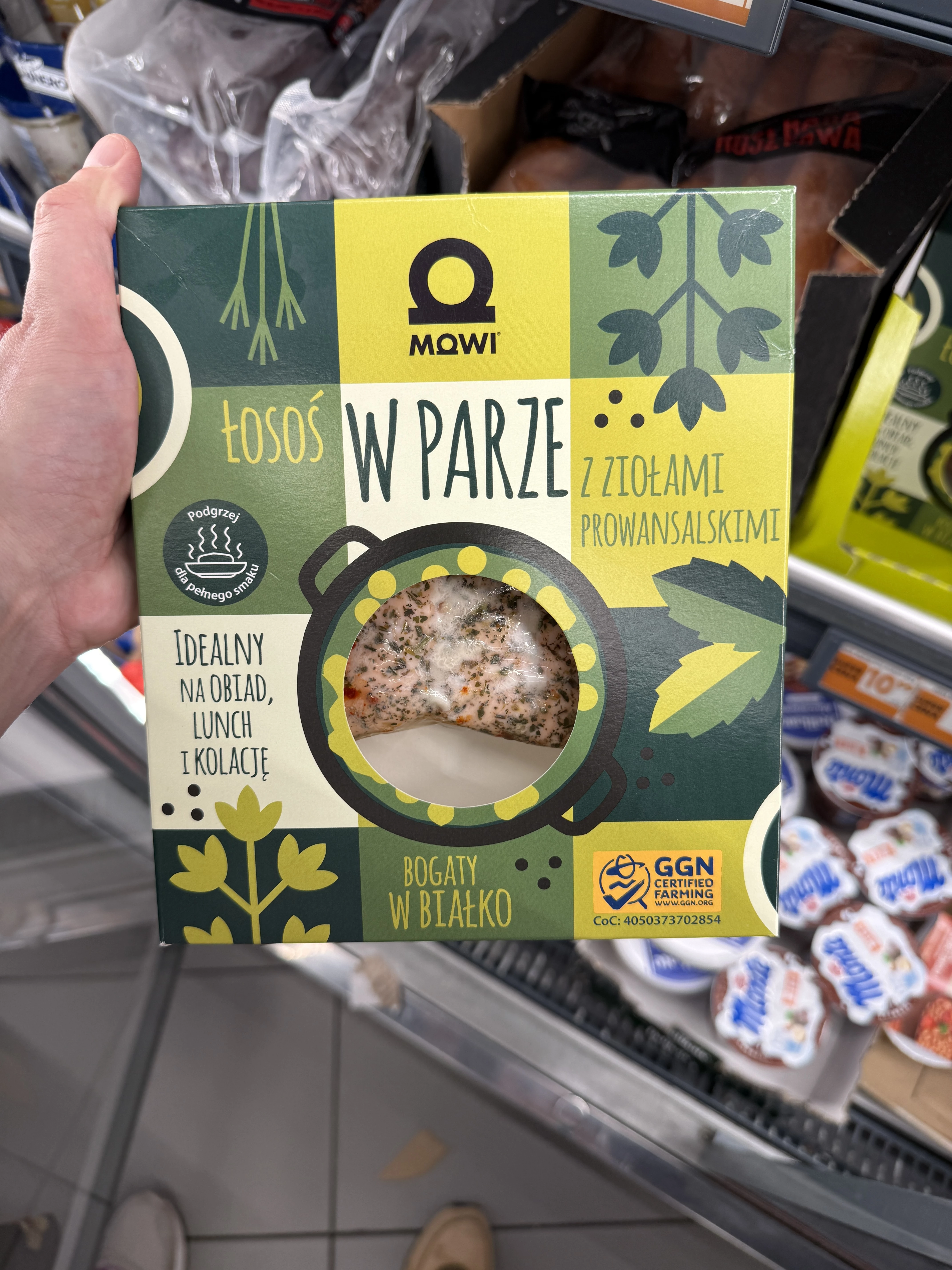 Mowi Łosoś w parze z ziołami prowansalskimi | 0,182kg