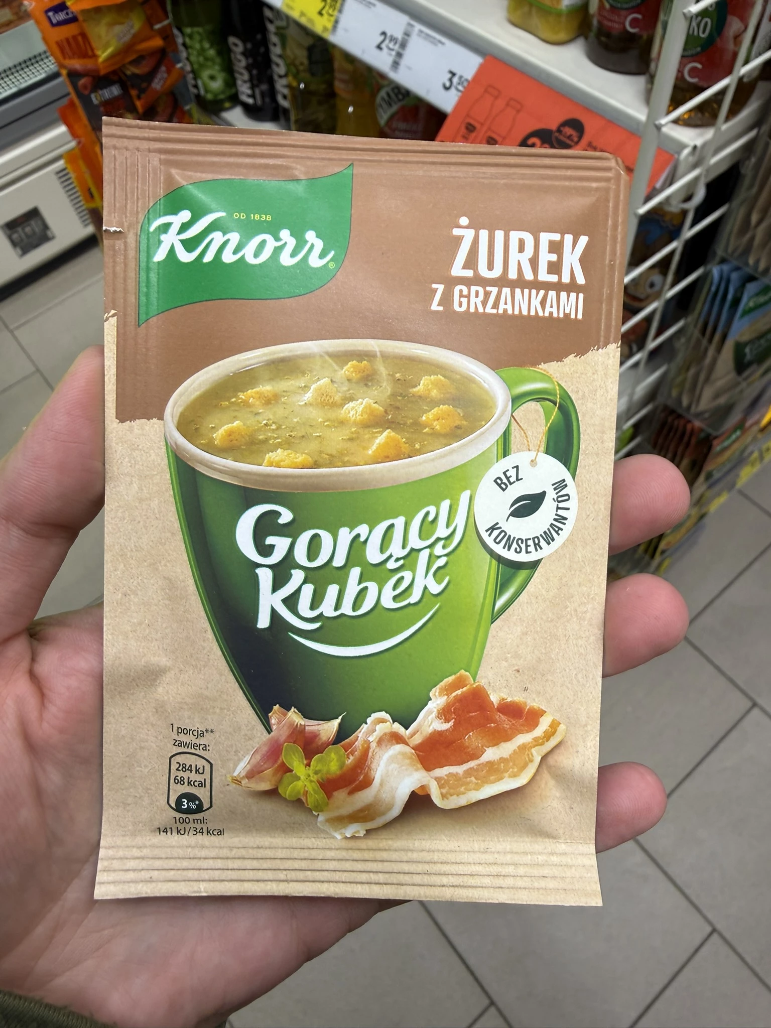 Knorr Gorący Kubek Żurek z Grzankami | 17g