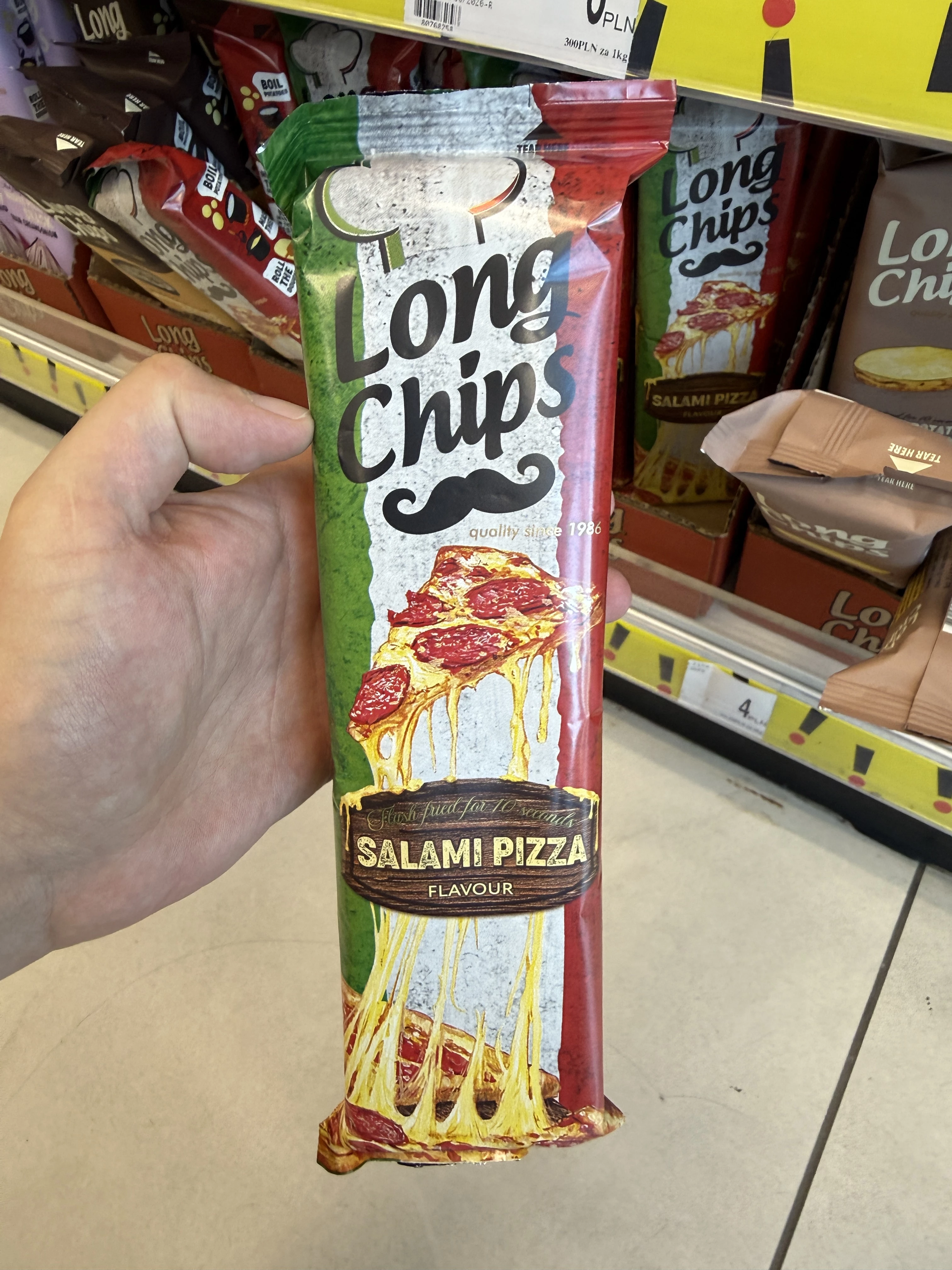 Long Chips Salami Pizza | 75g