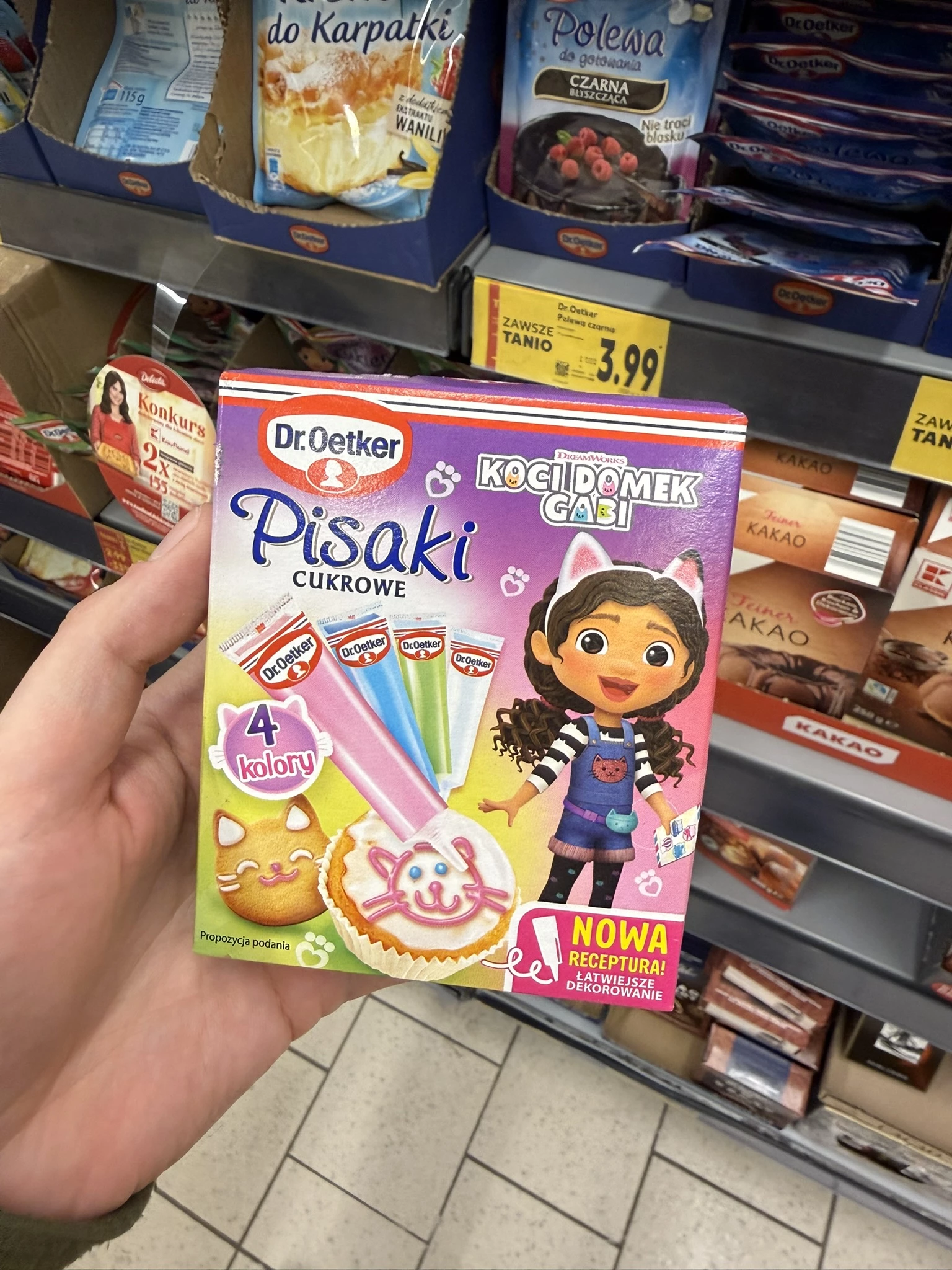 Dr. Oetker Pisaki cukrowe Koci Domek Gabi | 68g