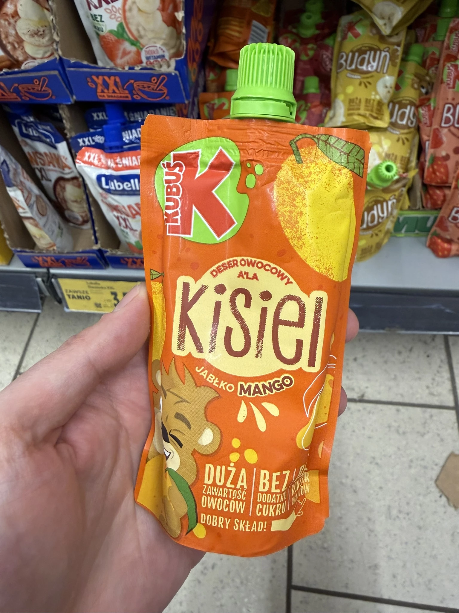 Kubuś Deser a’la kisiel jabłko mango | 100g