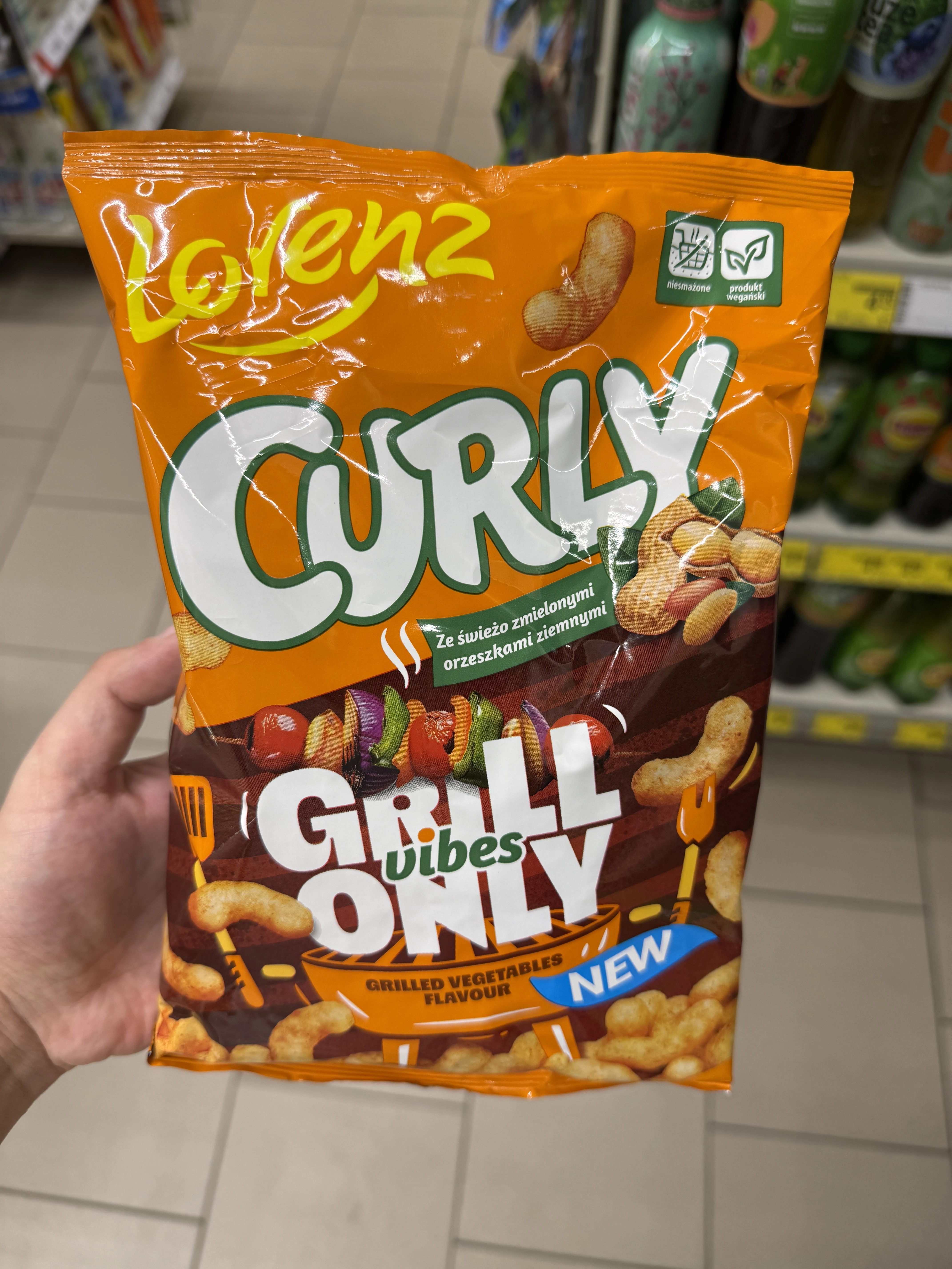 Curly Grill Vibes Only Grilled Vegetables Flavour | 100g