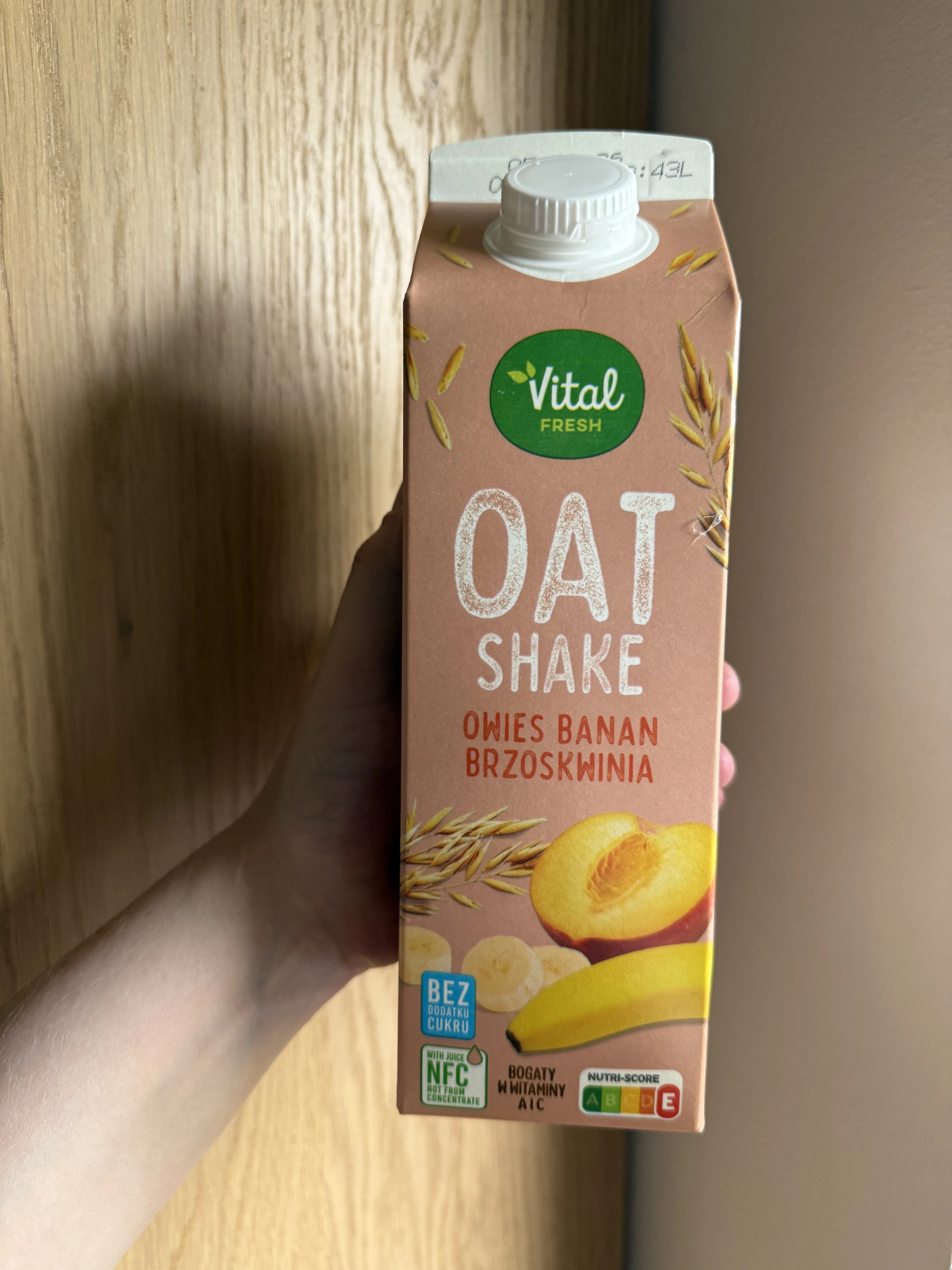 Vital Fresh Oat Shake Owies Banan Brzoskwinia | 1000ml
