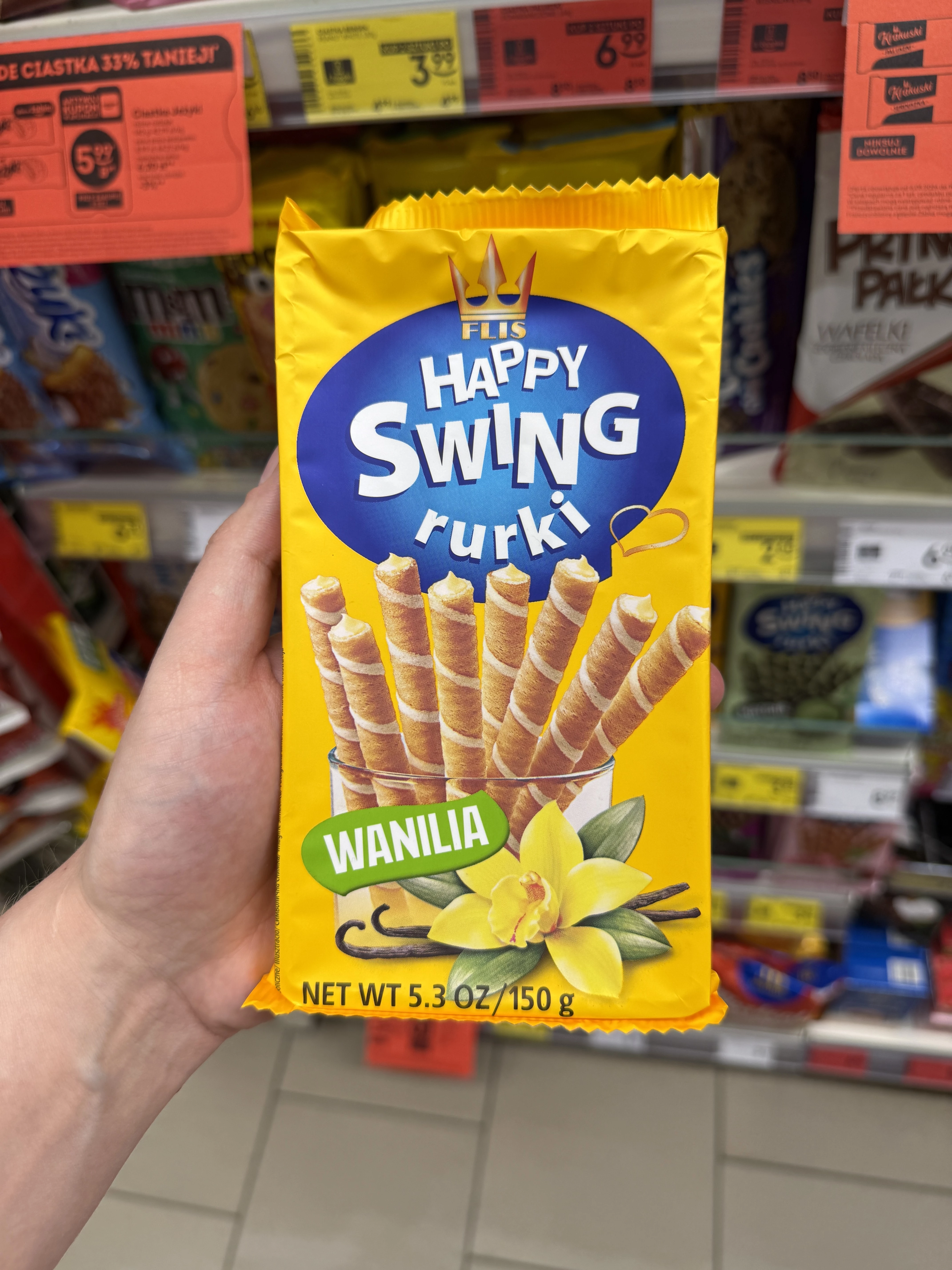 Flis Happy Swing rurki waniliowe | 150g