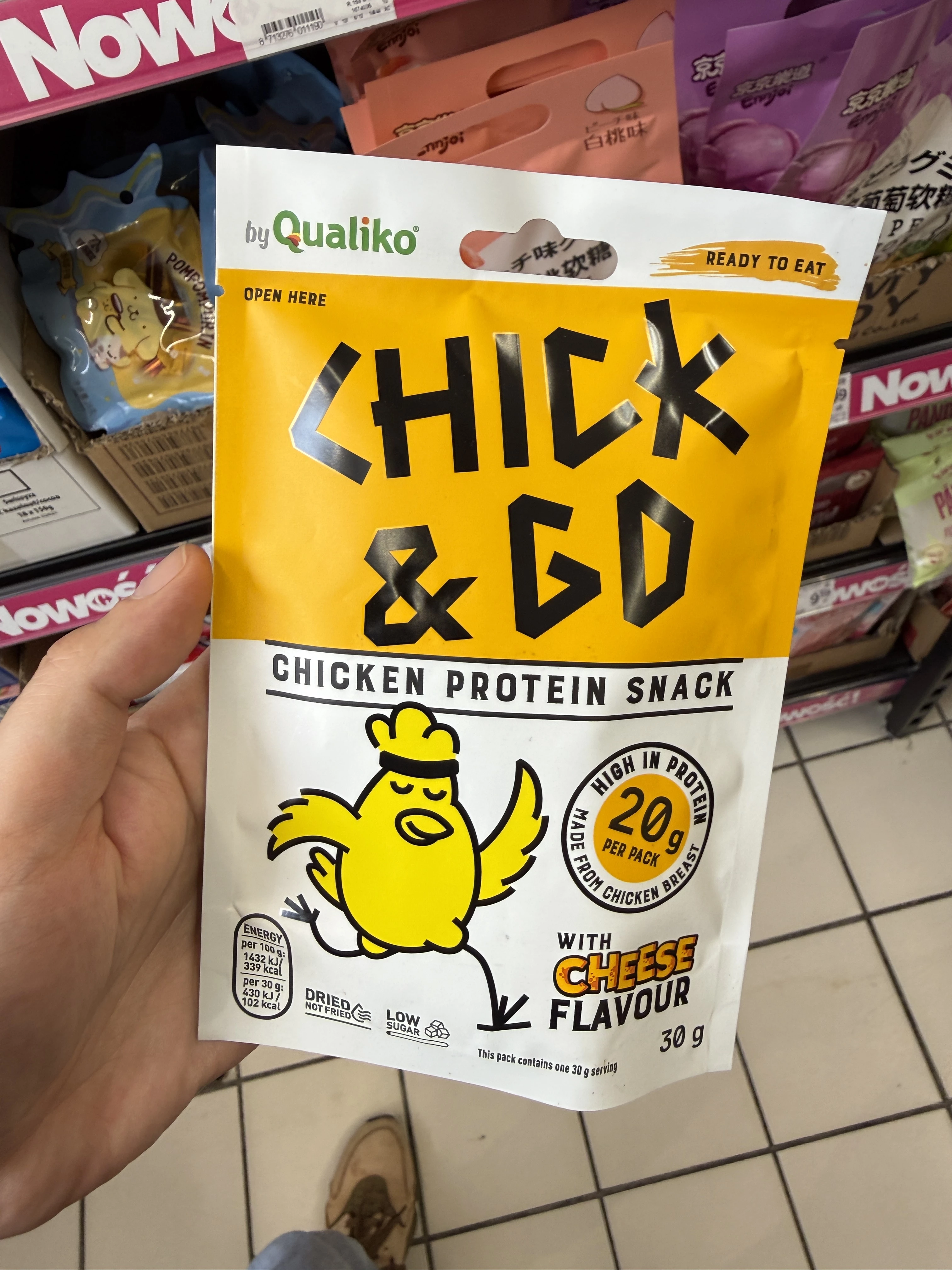 Chick & Go / Chicken Protein Snack with Cheese Flavour | 30g