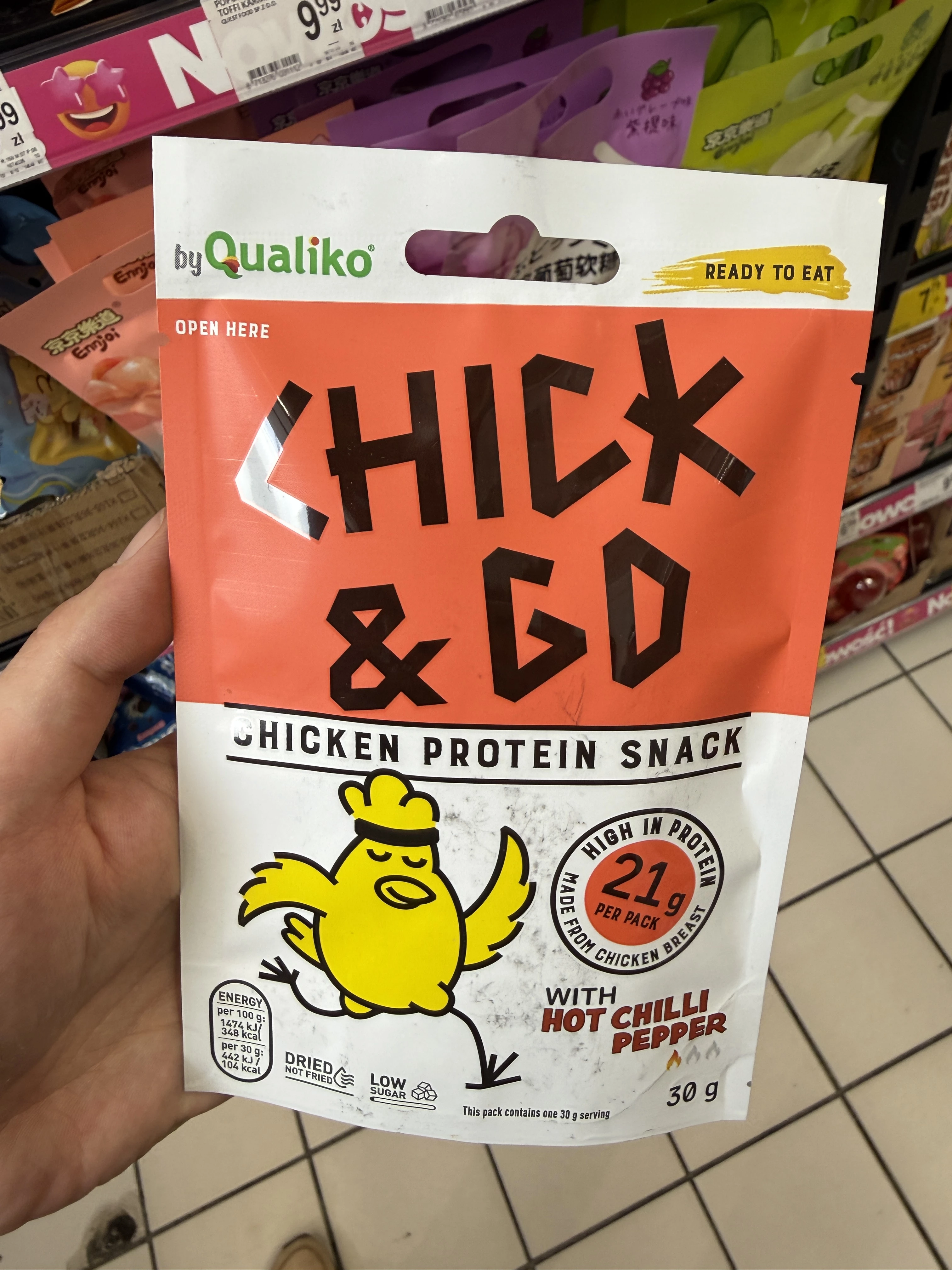 Qualiko Chick & Go Hot Chilli Pepper | 30g