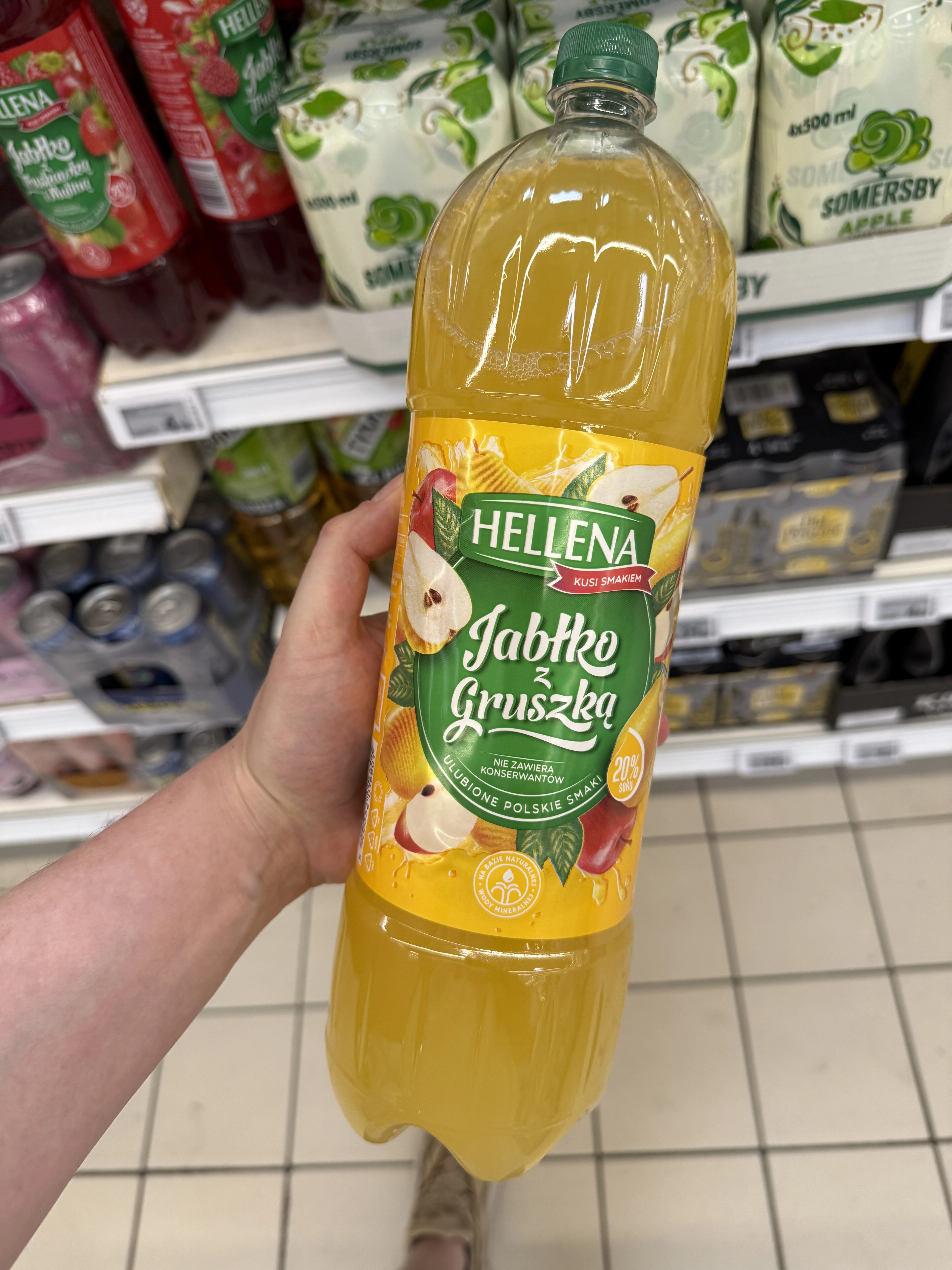 Hellena Napój niegazowany jabłko z gruszką | 1750ml
