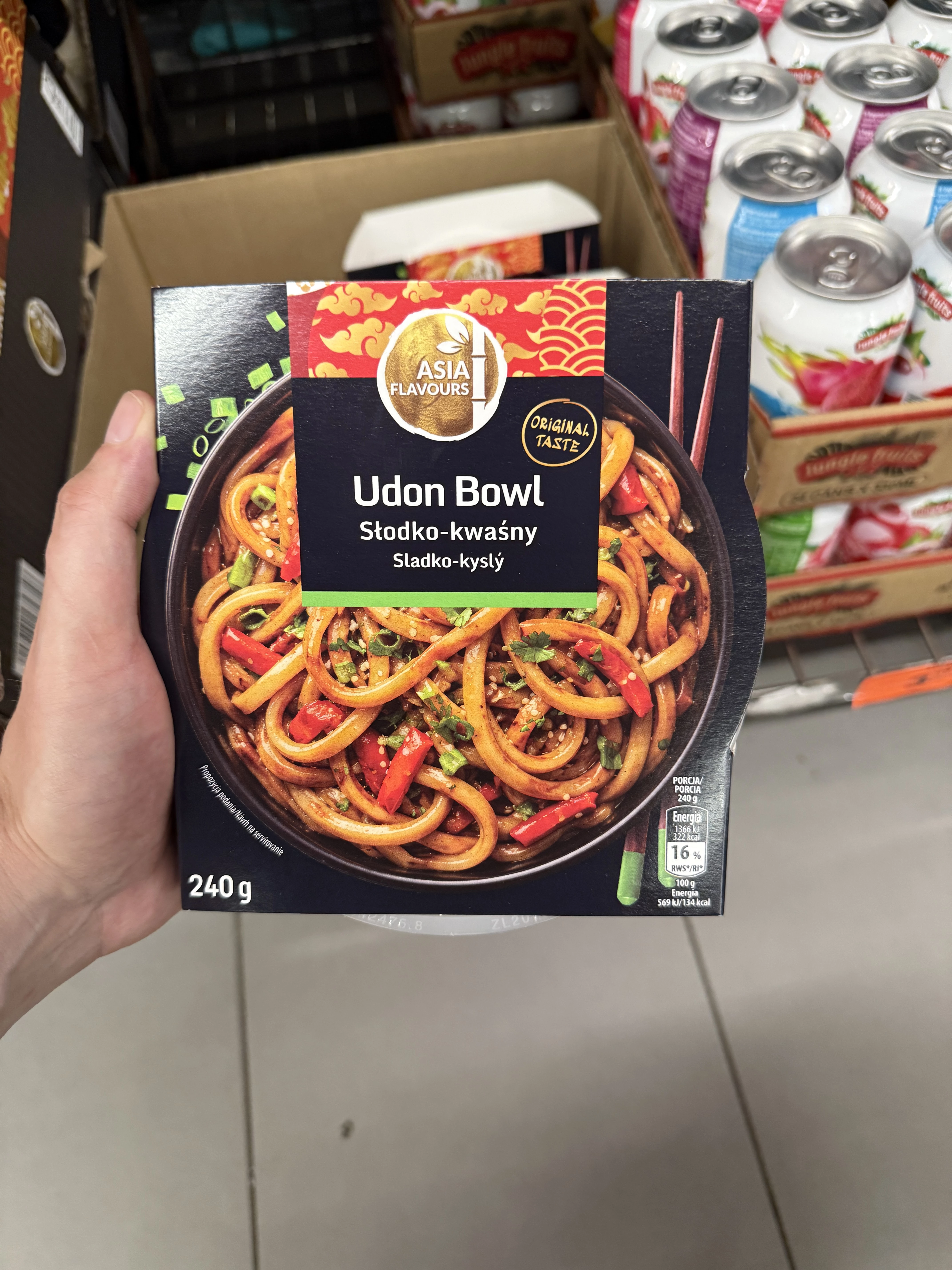 Asia Flavours Udon Bowl Słodko-kwaśny | 240g