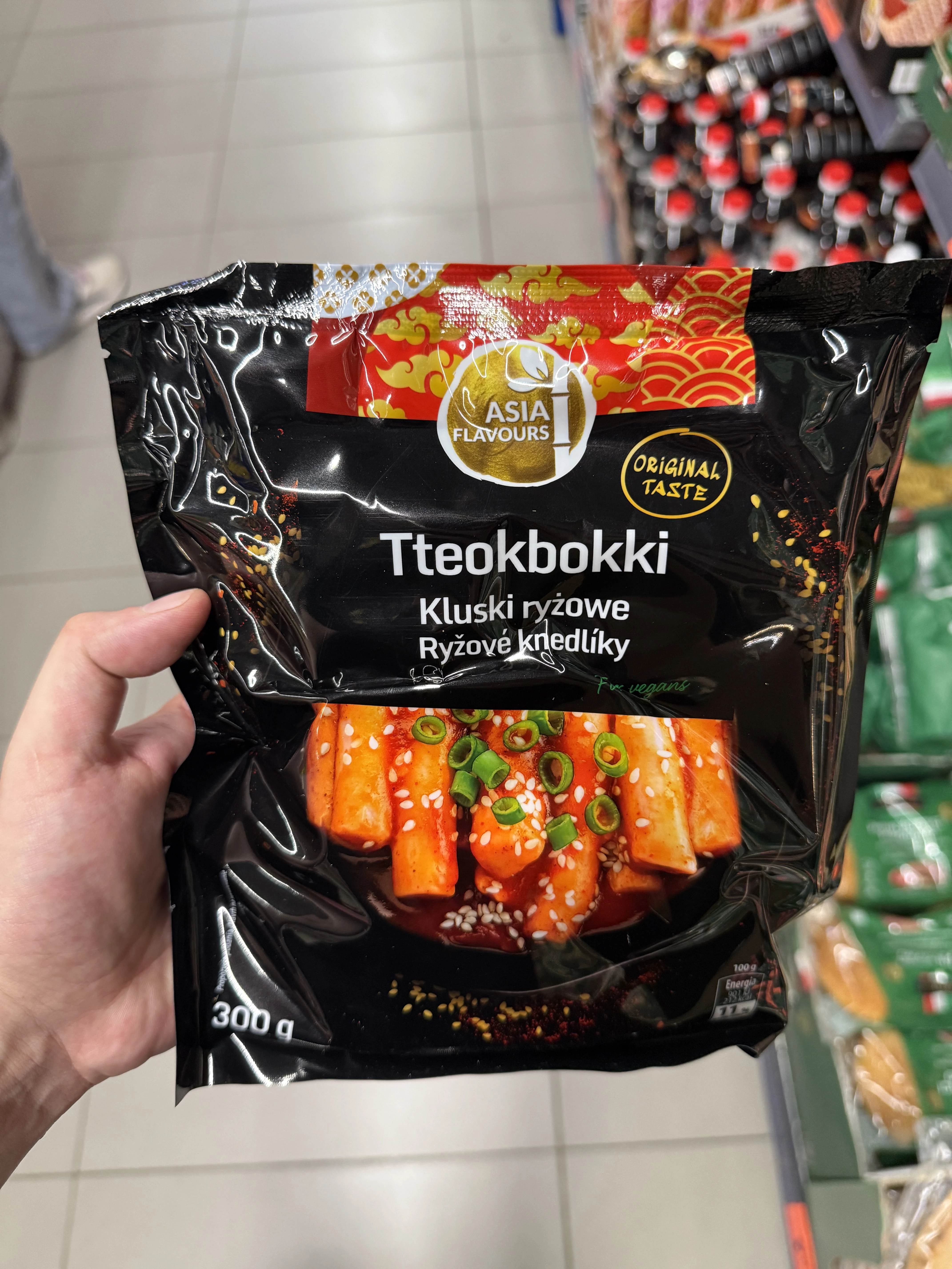 Asia Flavours Tteokbokki kluski ryżowe | 300g