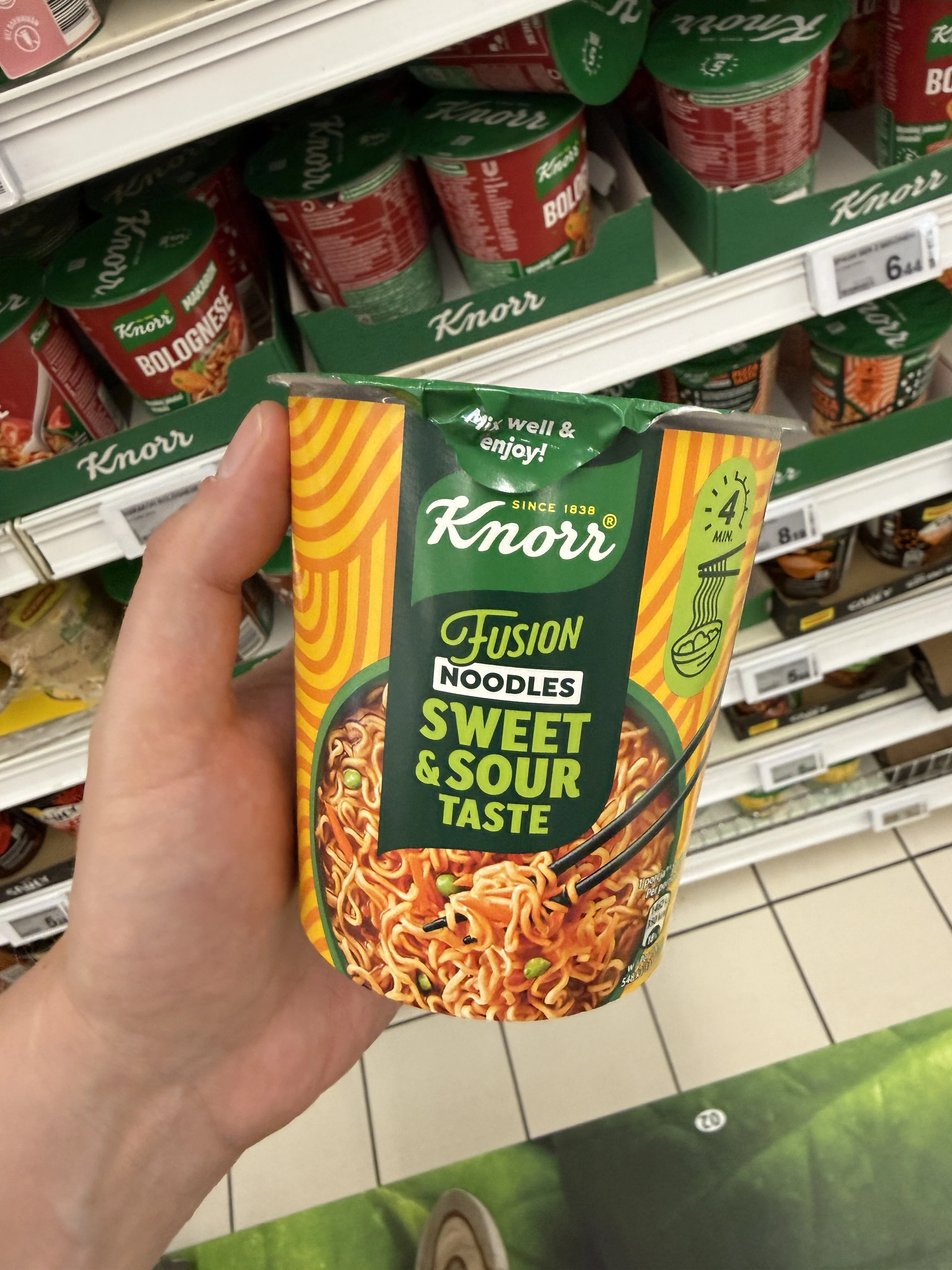Knorr Fusion Noodles Sweet & Sour Taste | 82g