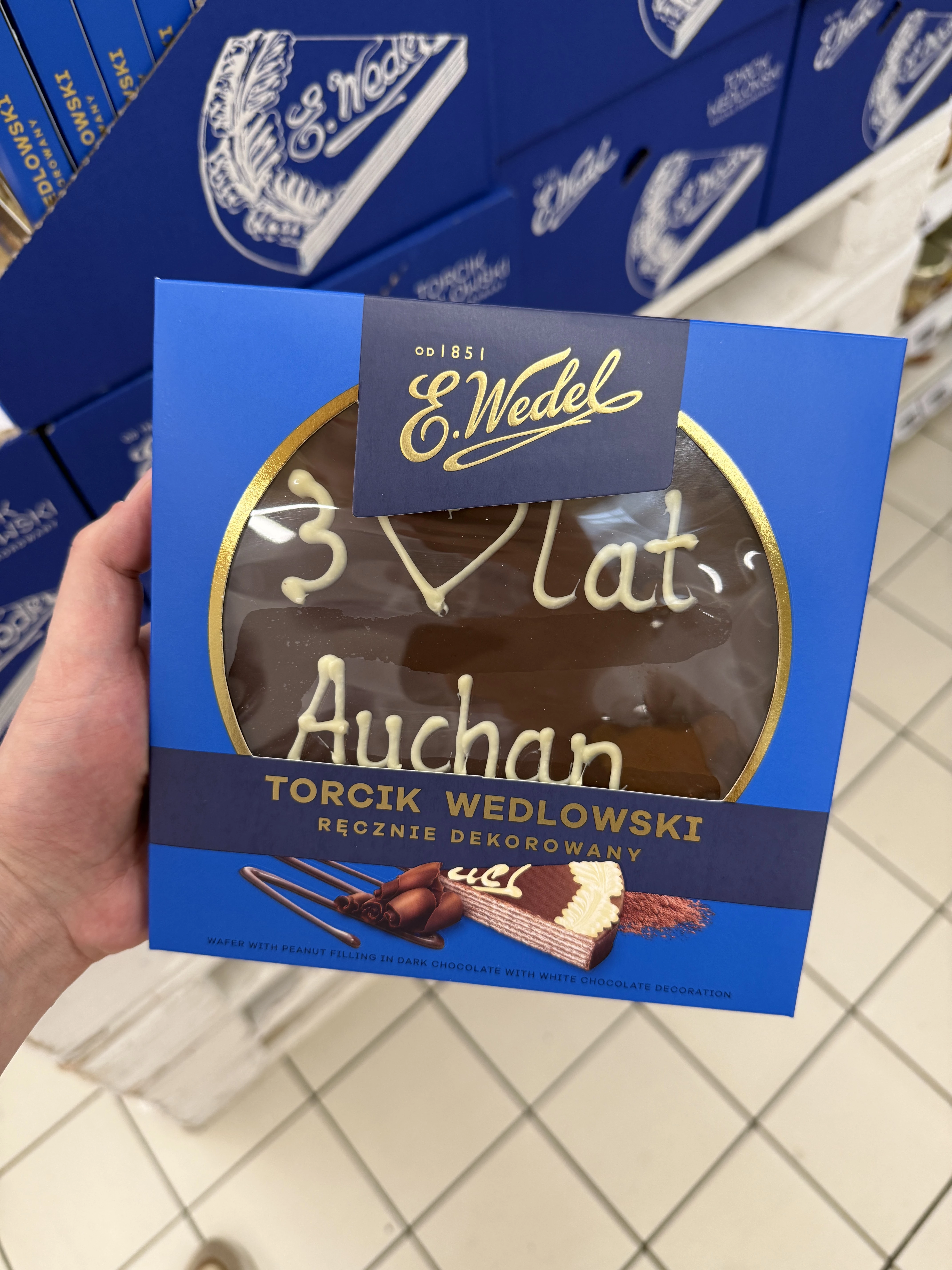 E. Wedel Torcik Wedlowski 30 lat Auchan | 250g