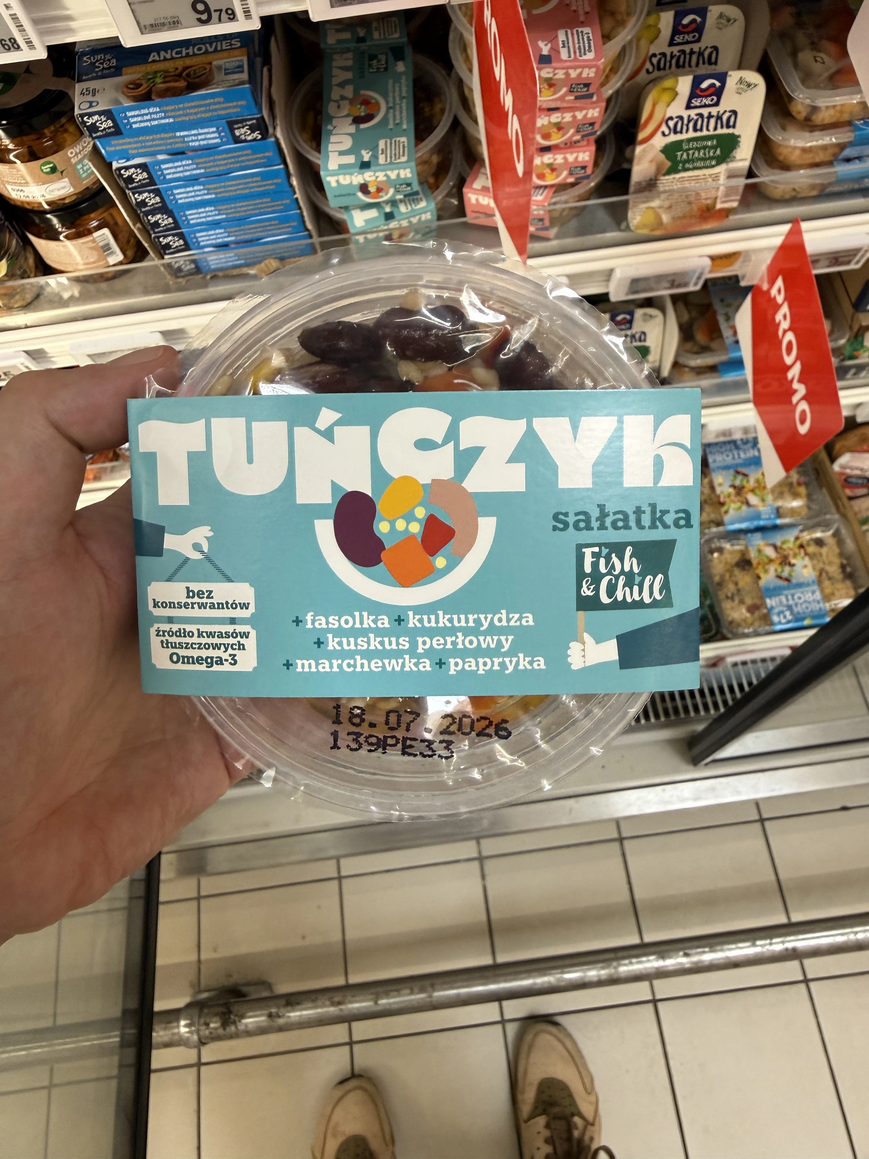 SEKO Tuńczyk sałatka z fasolą i kuskusem perłowym | 160g