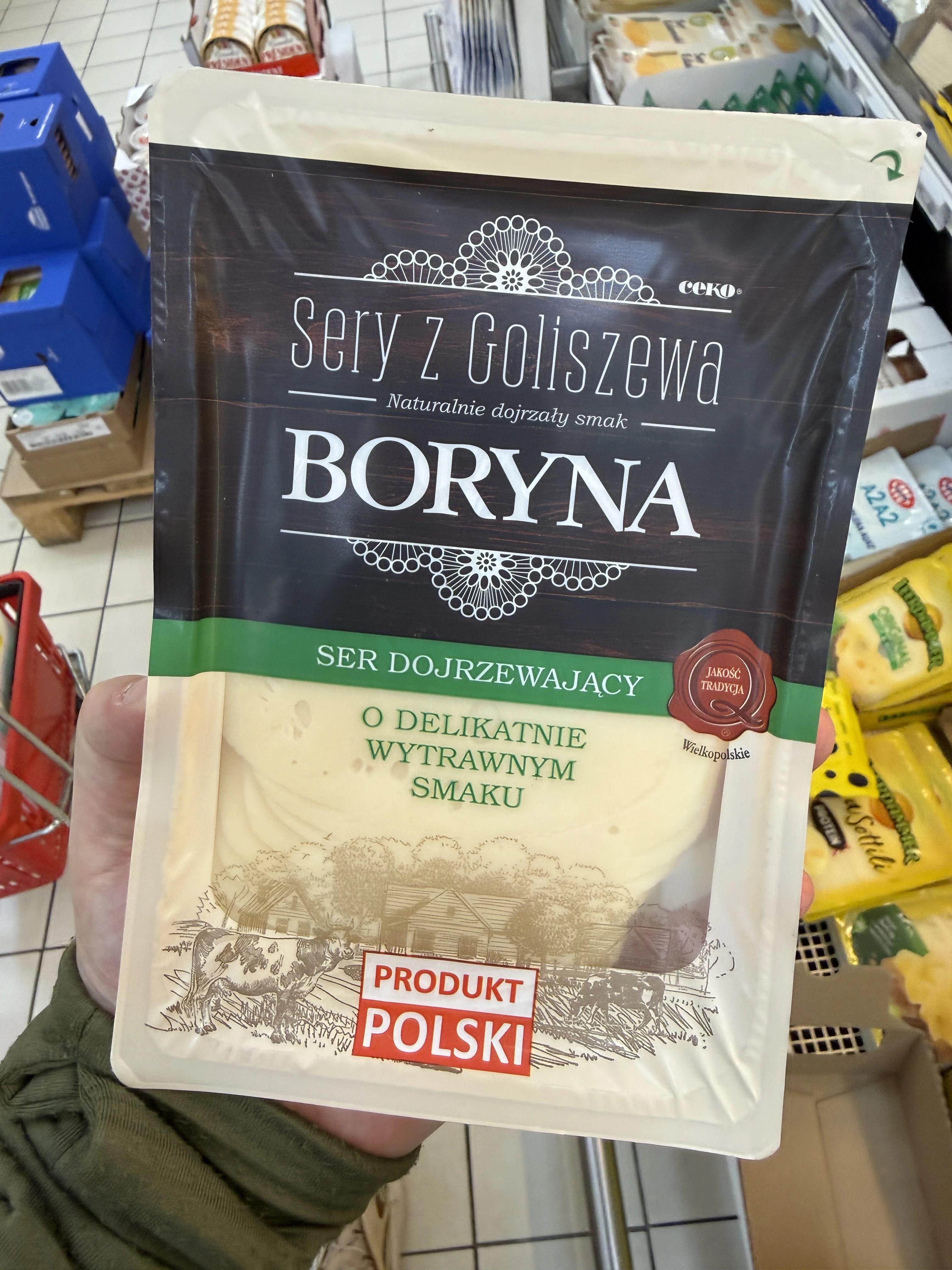 Sery z Goliszewa Ser Boryna w plastrach | 135g