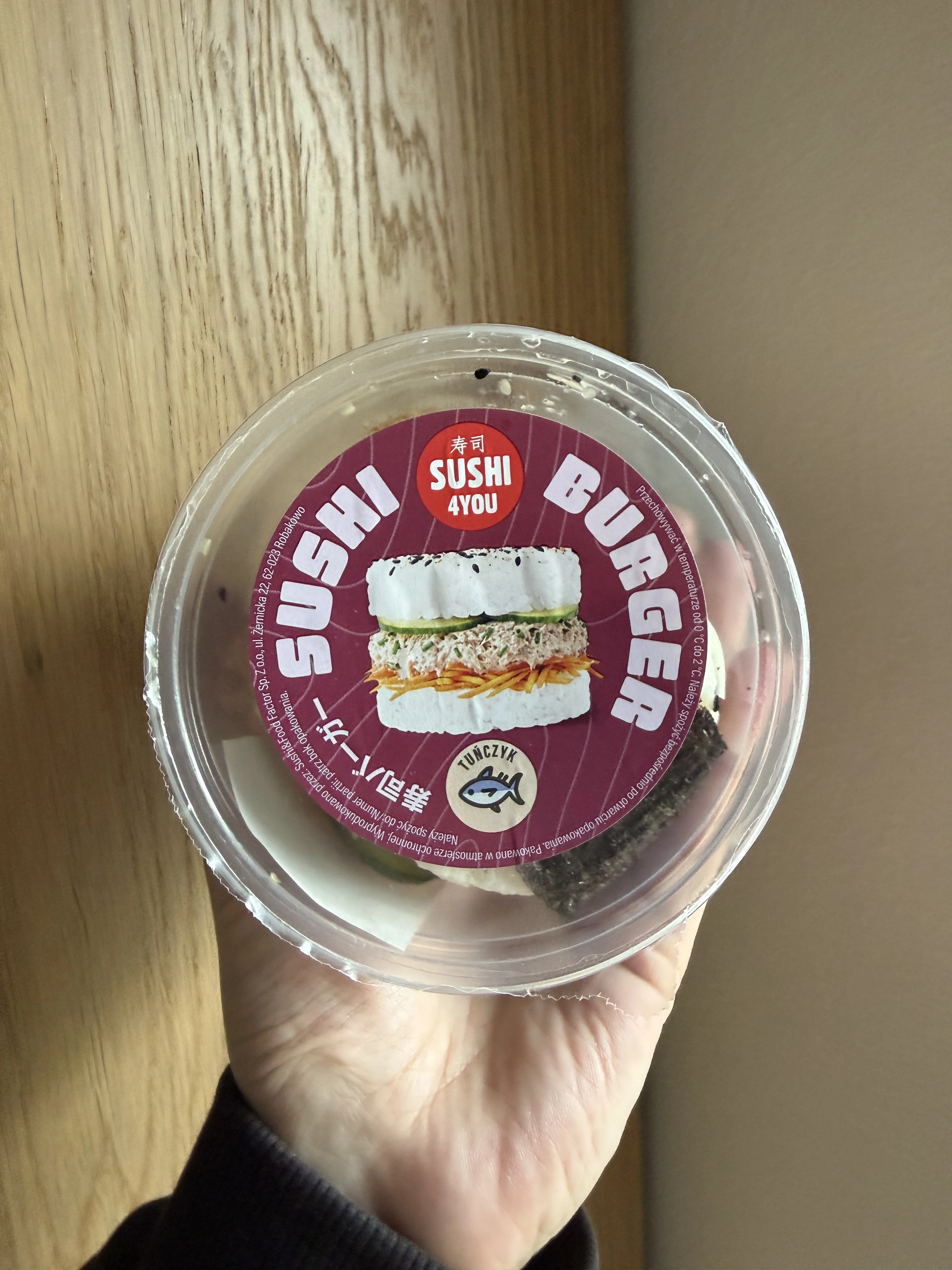 Sushi4You Sushi Burger z pastą z tuńczyka | 230g