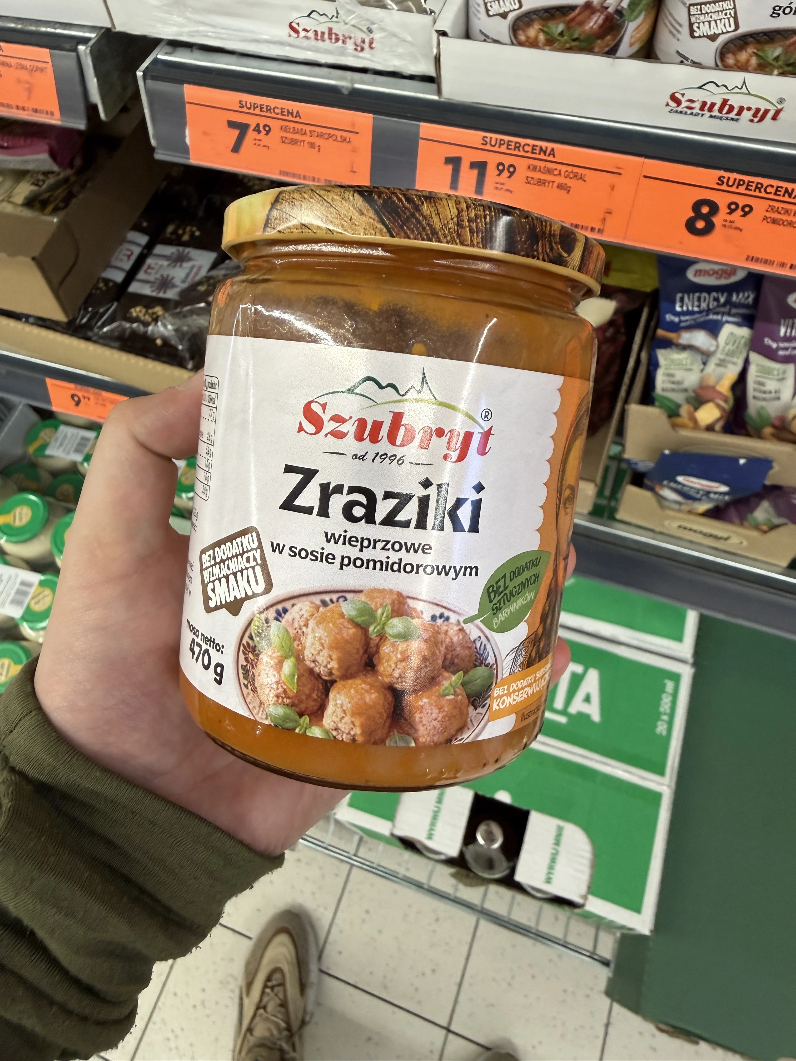Szubryt Zraziki wieprzowe w sosie pomidorowym | 470g