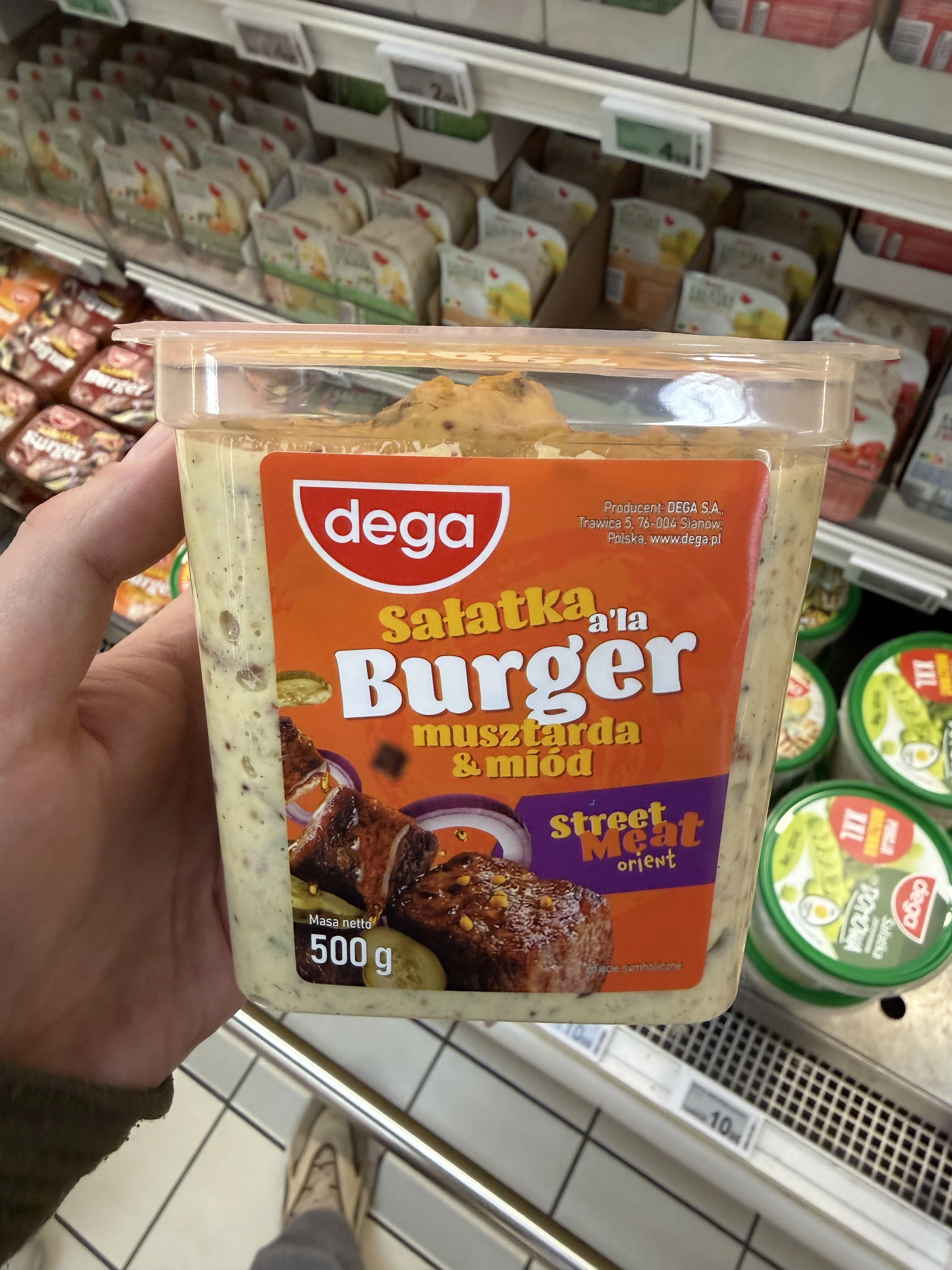 Dega Sałatka a’la Burger musztarda & miód | 500g