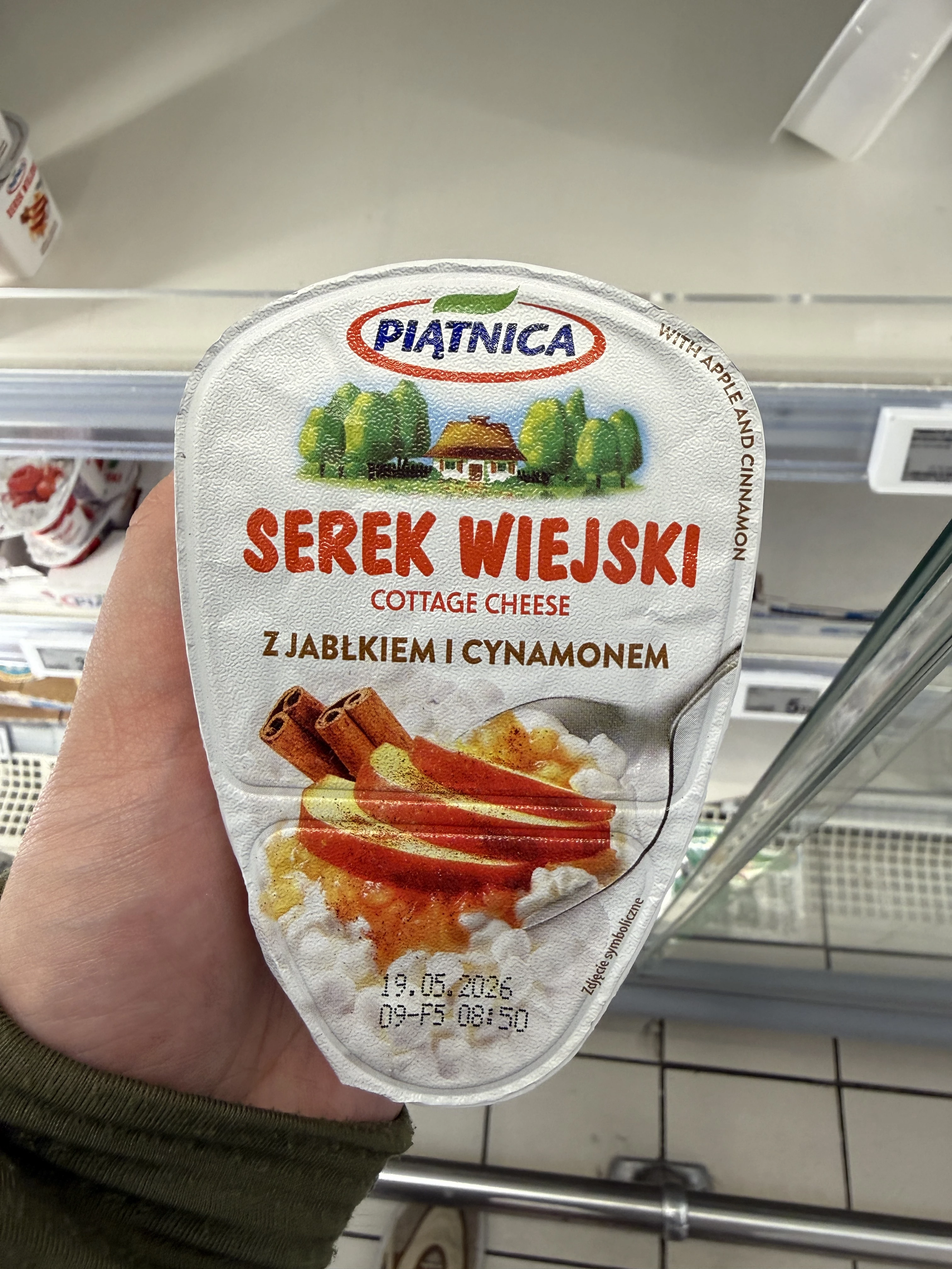 Piątnica Serek wiejski z jabłkiem i cynamonem | 150g