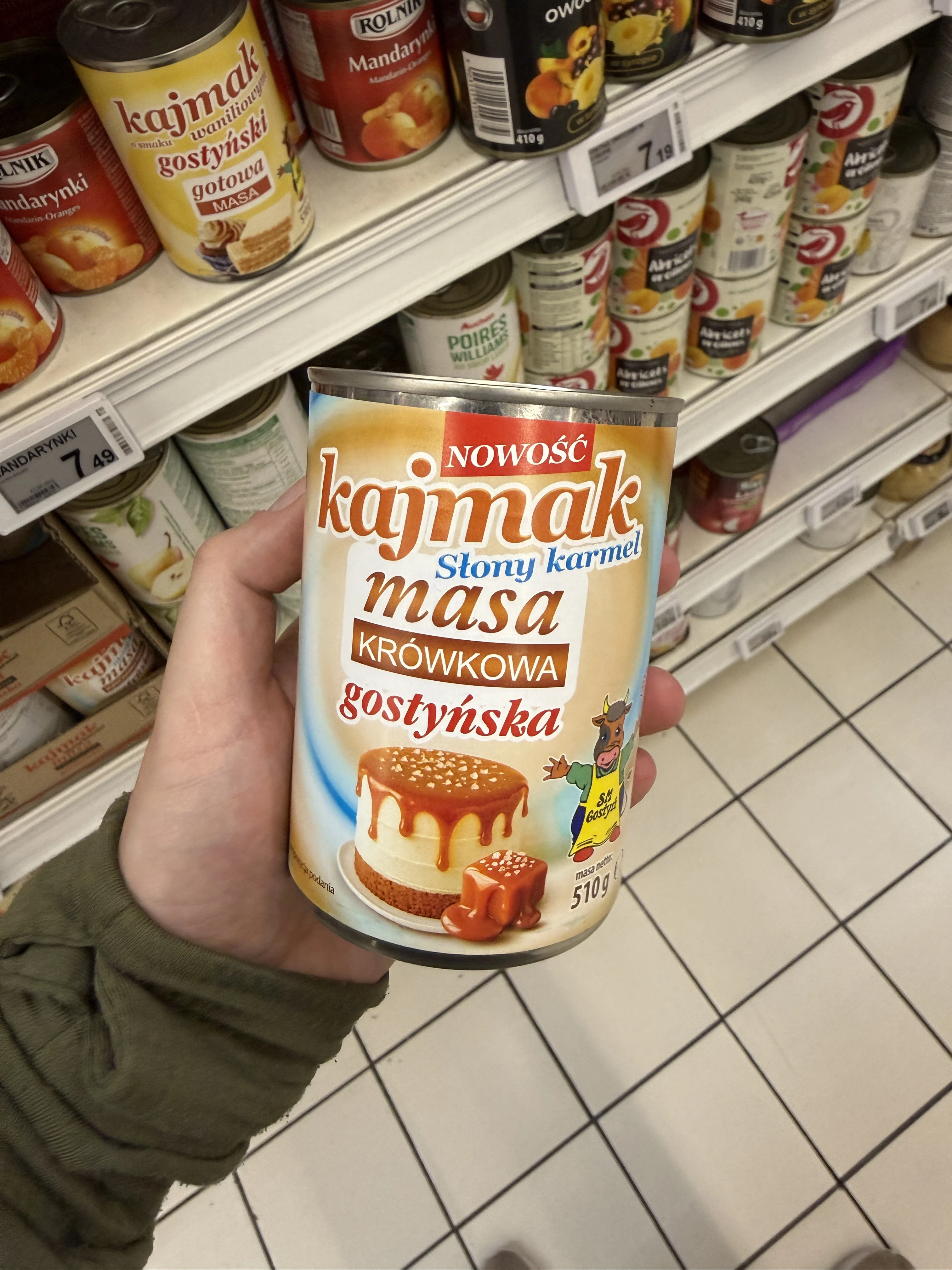 Gostyń Kajmak masa krówkowa gostyńska słony karmel | 510g