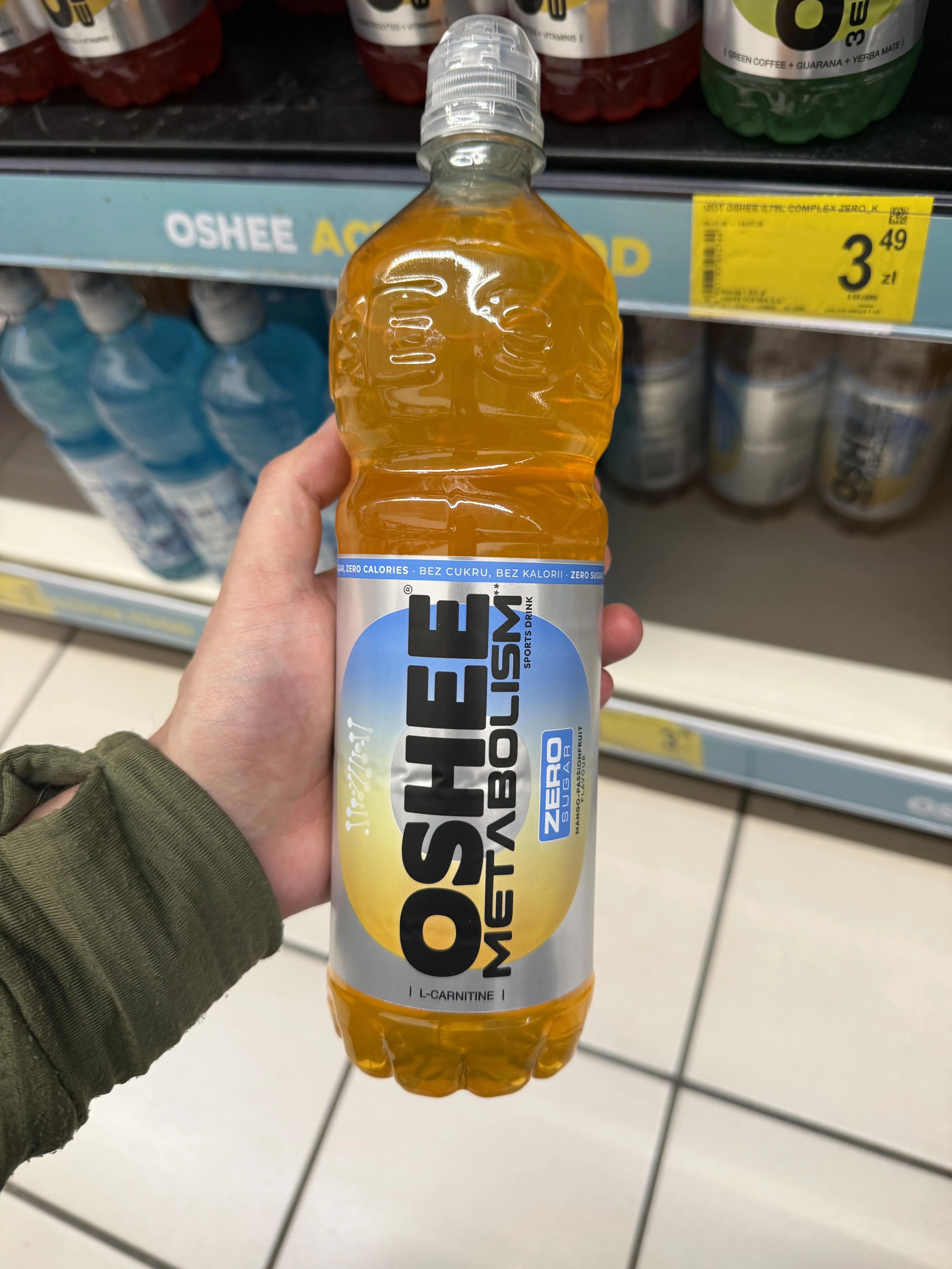 Oshee Metabolism Sports Drink Zero Sugar Mango Marakuja | 750ml