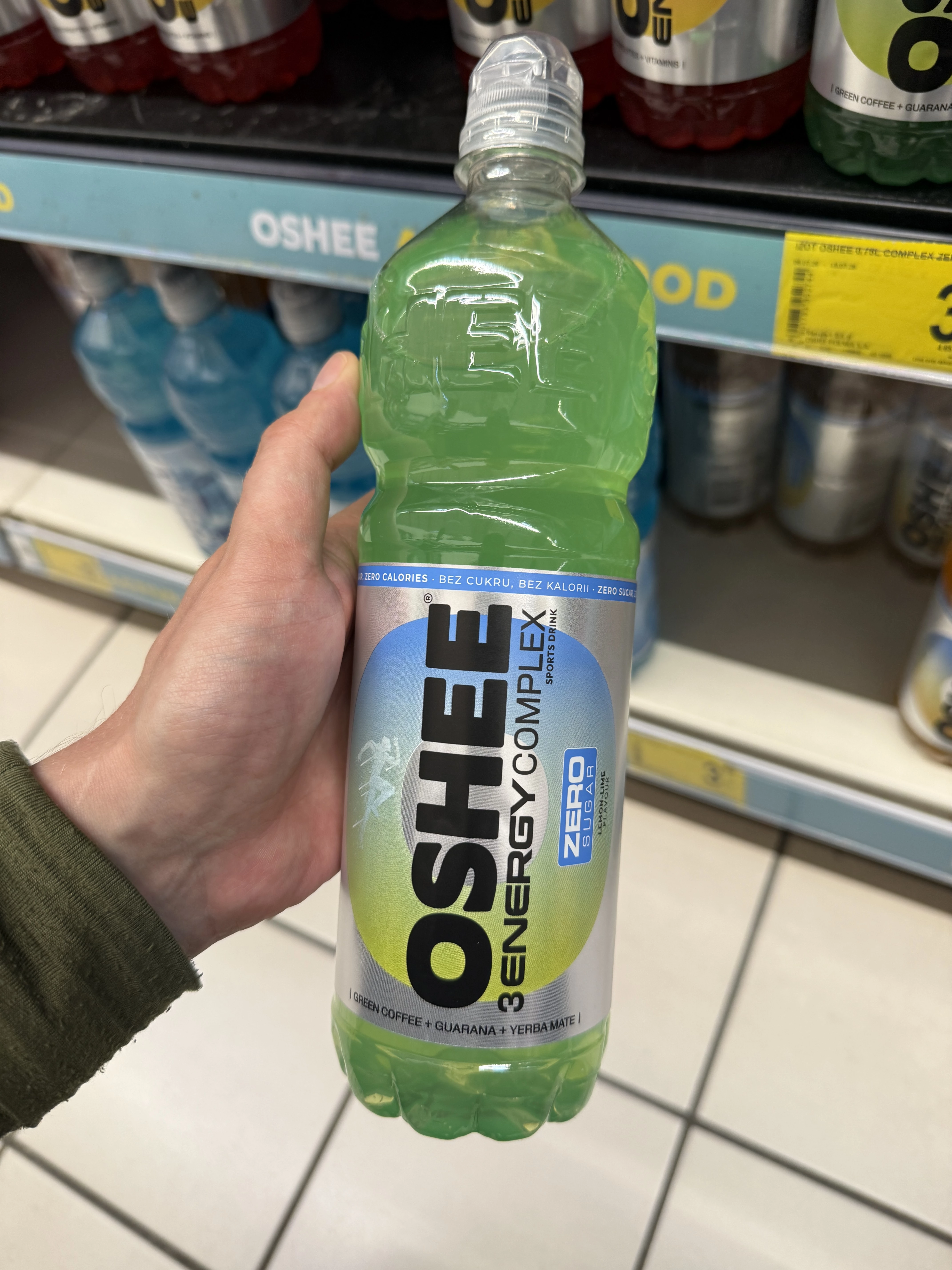 Oshee 3Energy Complex Zero cytryna limonka | 750ml