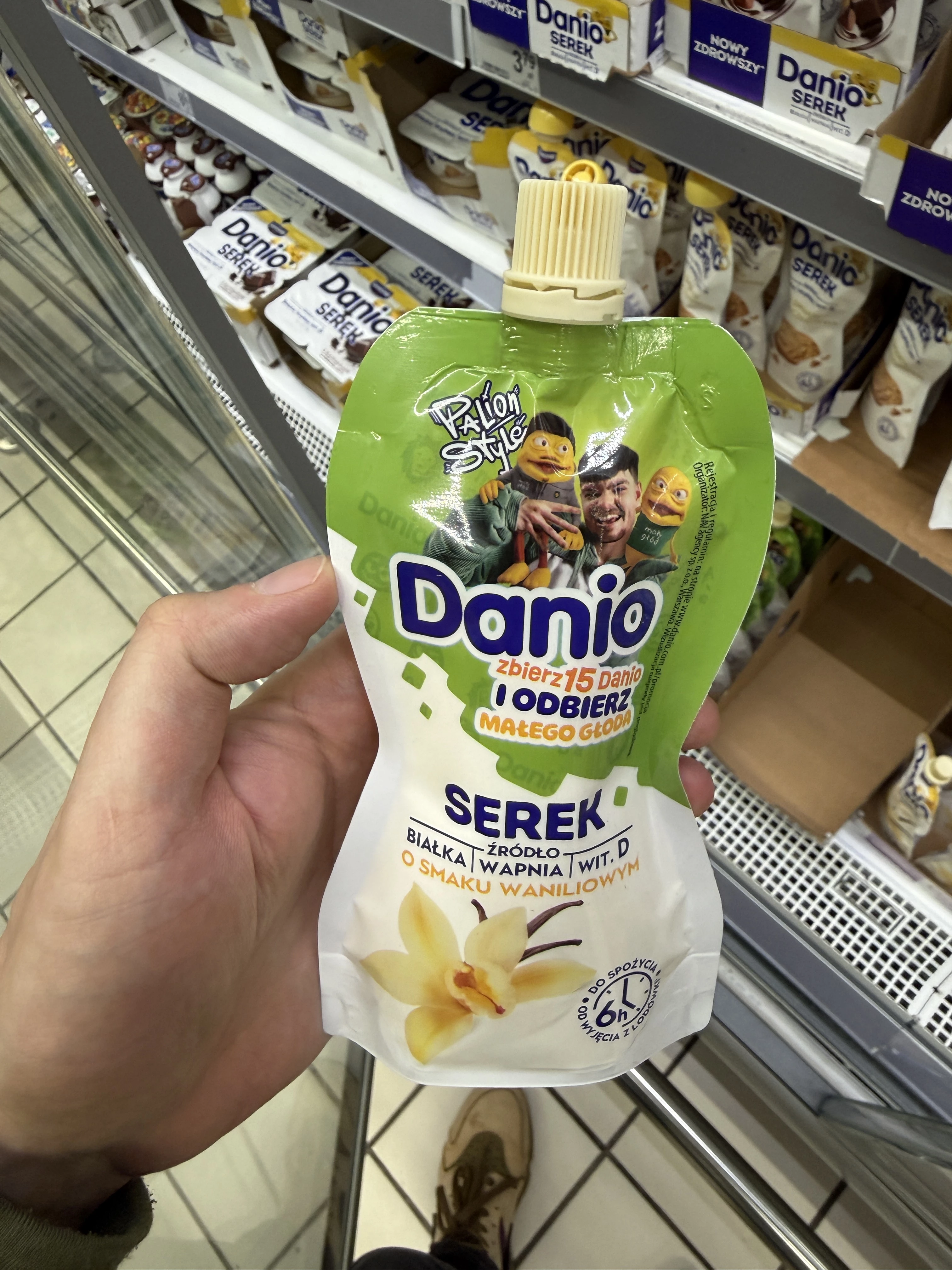 Danio Serek homogenizowany o smaku waniliowym Palion Style | 120g