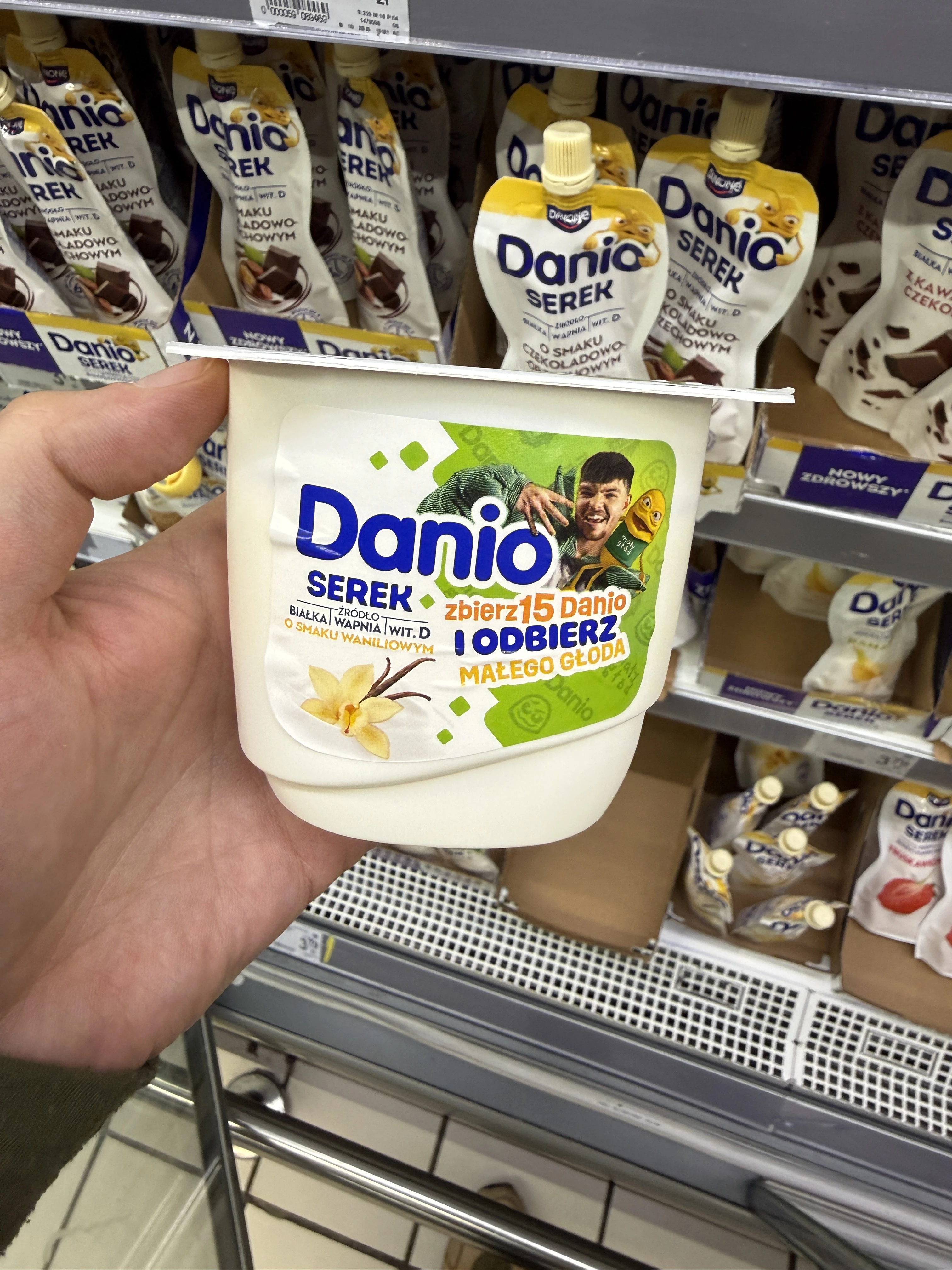 Danio Serek homogenizowany o smaku waniliowym Palion Style | 200g