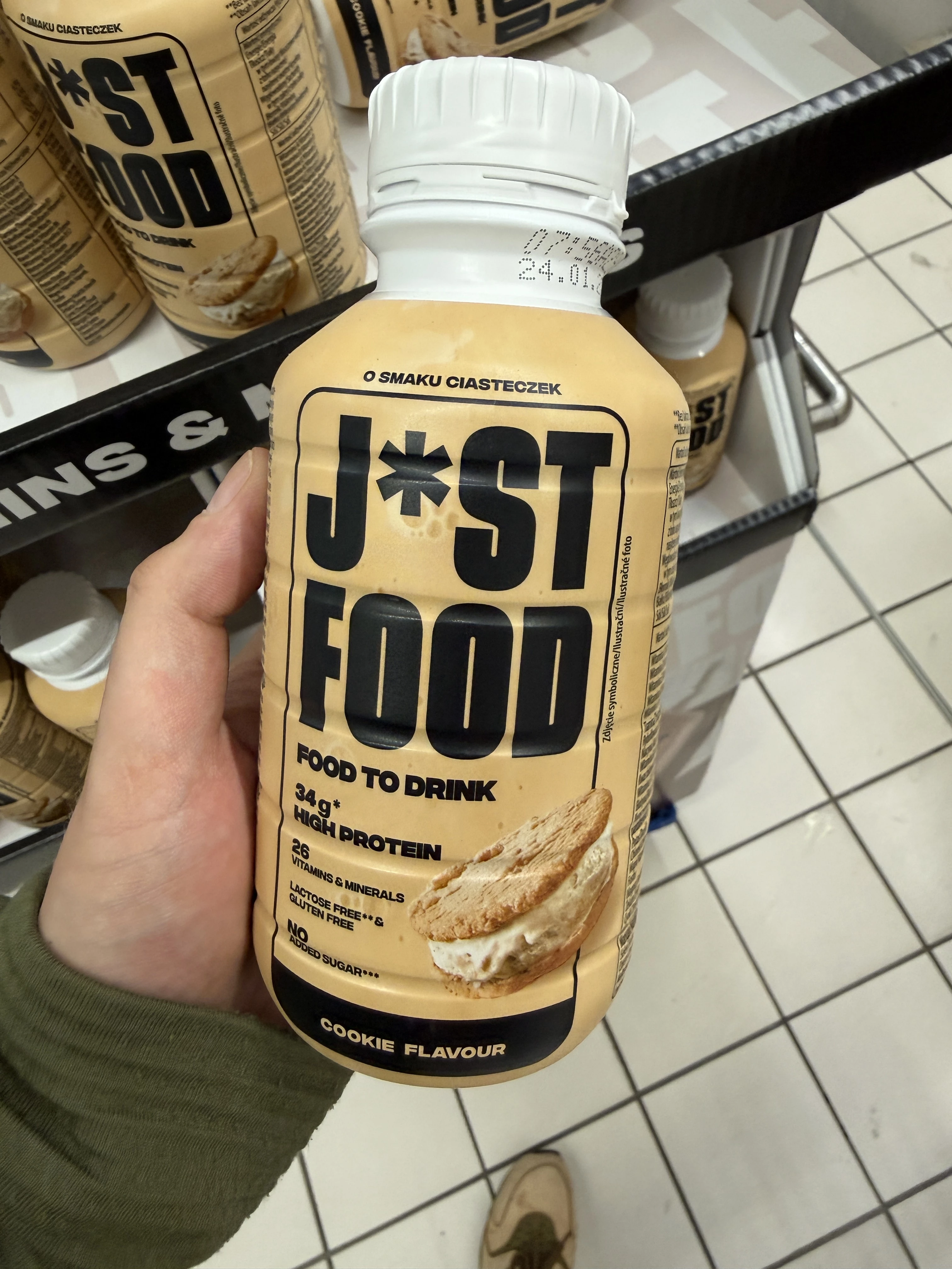 Just Food napój o smaku ciasteczek / Jst Food Cookie Flavour | 500ml
