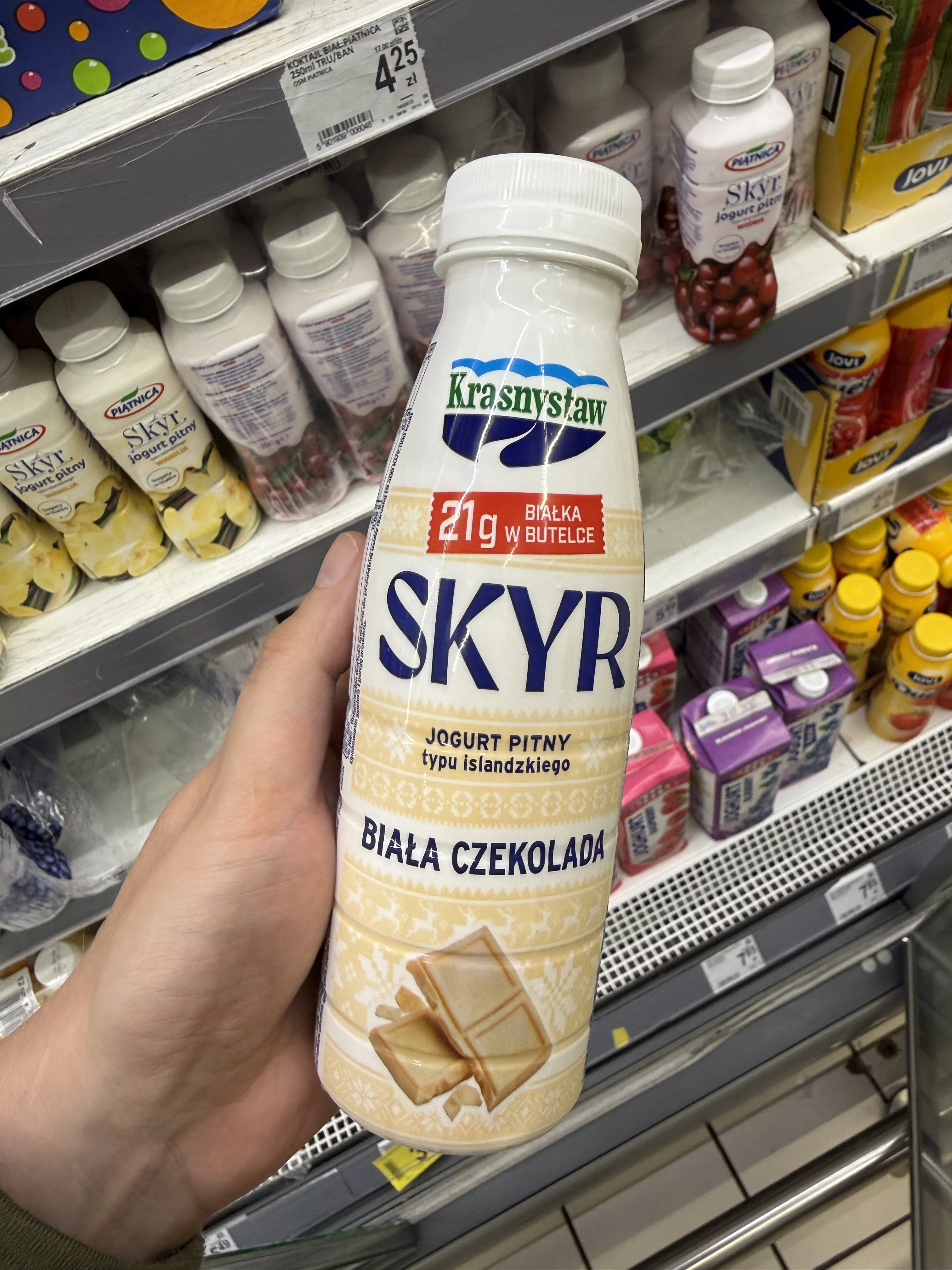 Krasnystaw Skyr biała czekolada kokos jogurt pitny | 330g