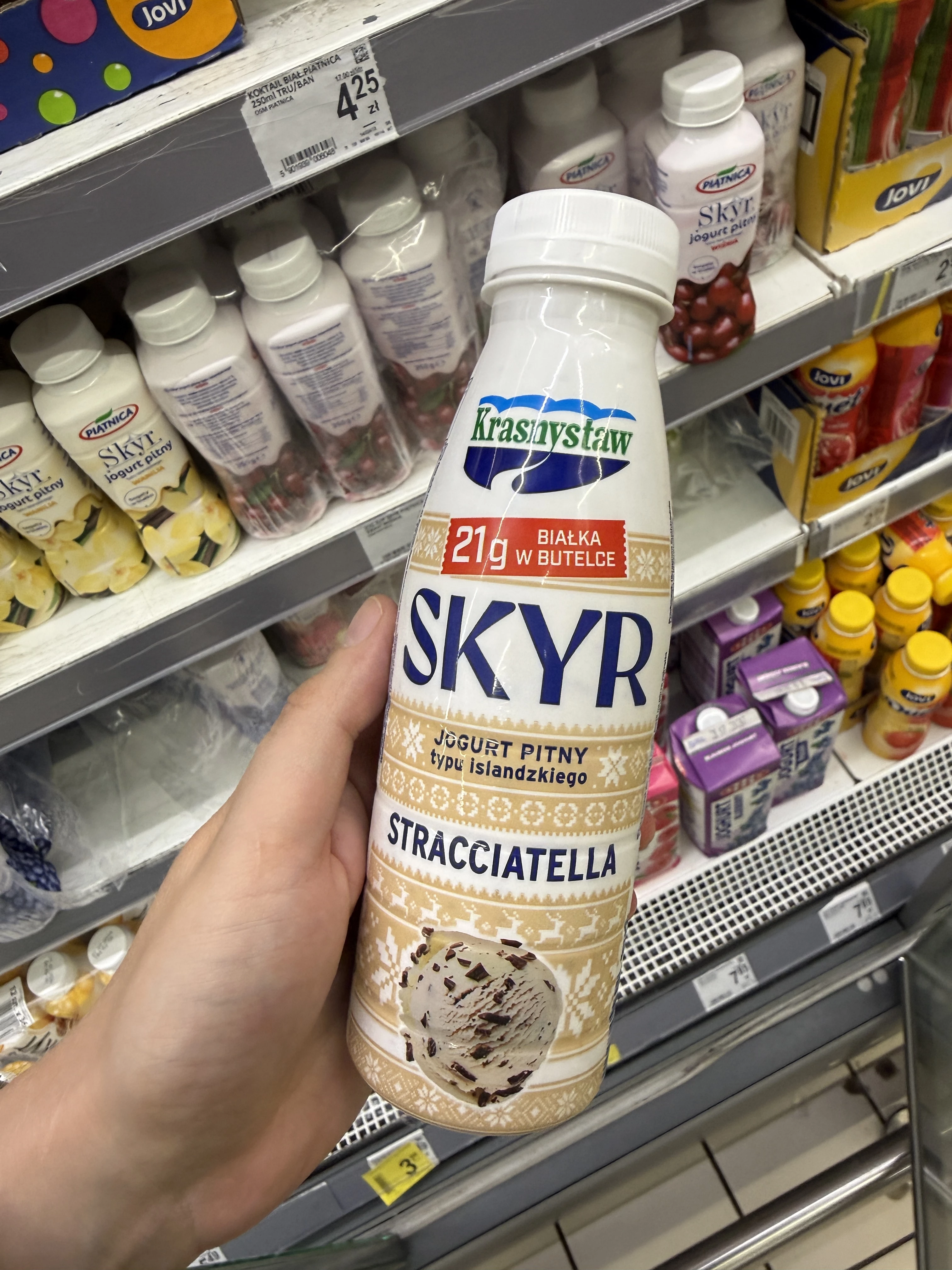 Krasnystaw Skyr Jogurt Pitny Stracciatella | 330g