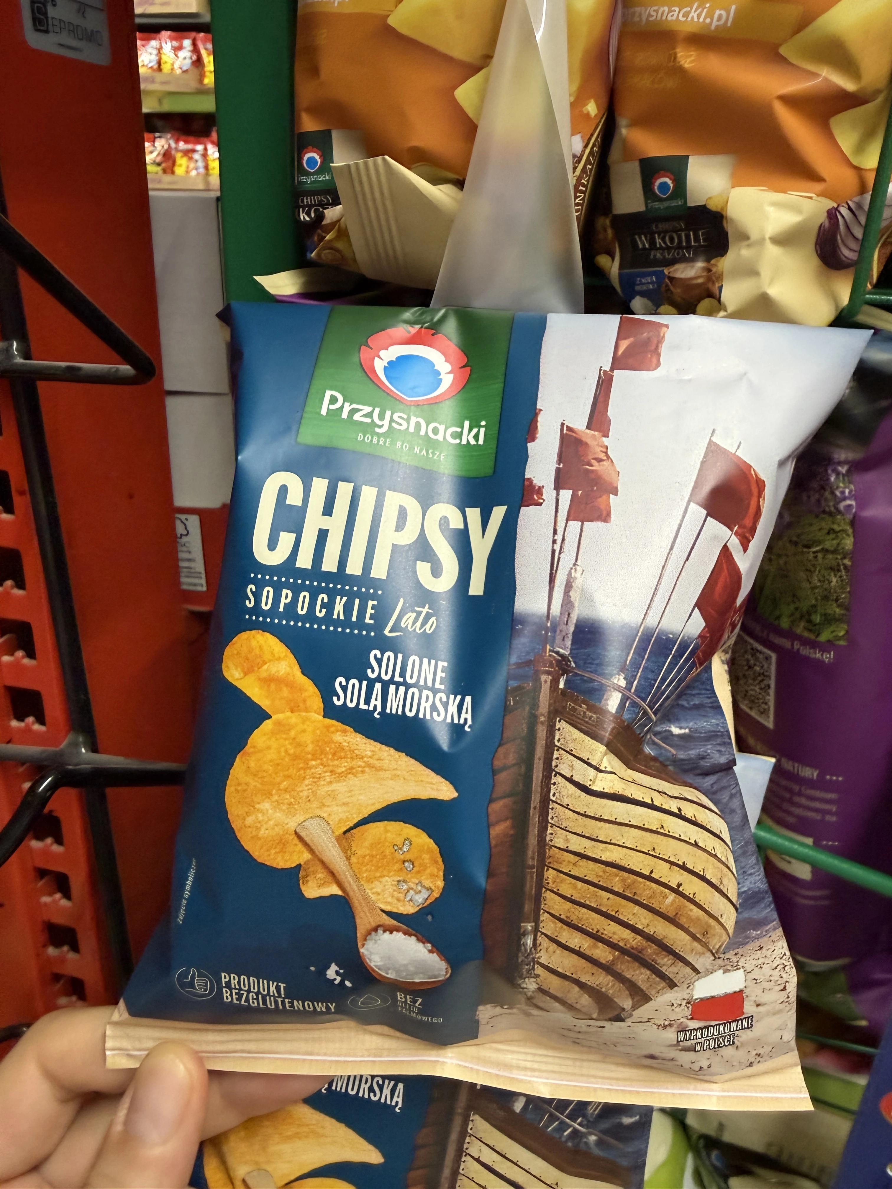 Przysnacki Chipsy Sopockie Lato Solone Solą Morską | 30g
