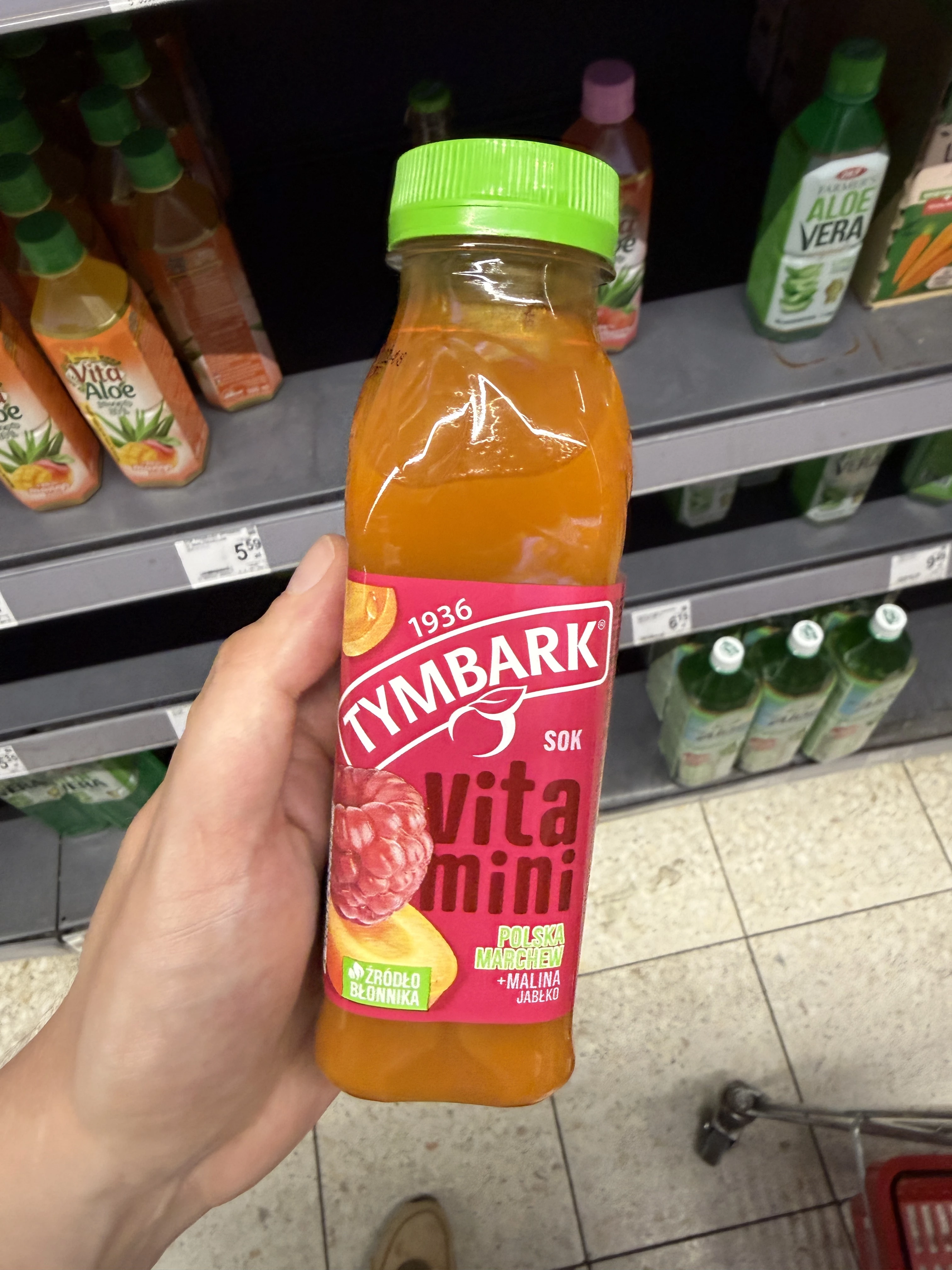 Tymbark Vitamini Polska Marchew + Malina + Jabłko | 300ml