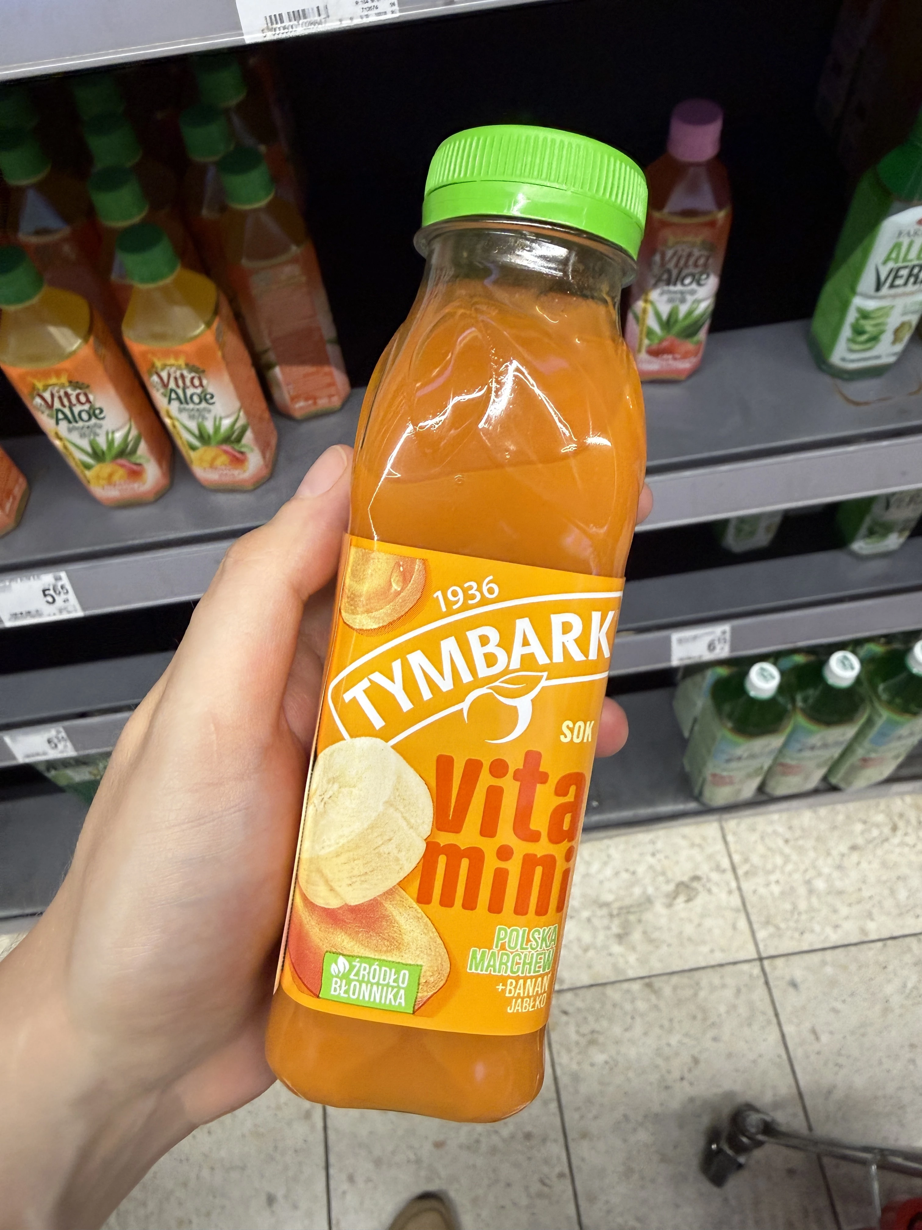 Tymbark Vita Mini marchew + banan + jabłko | 300ml