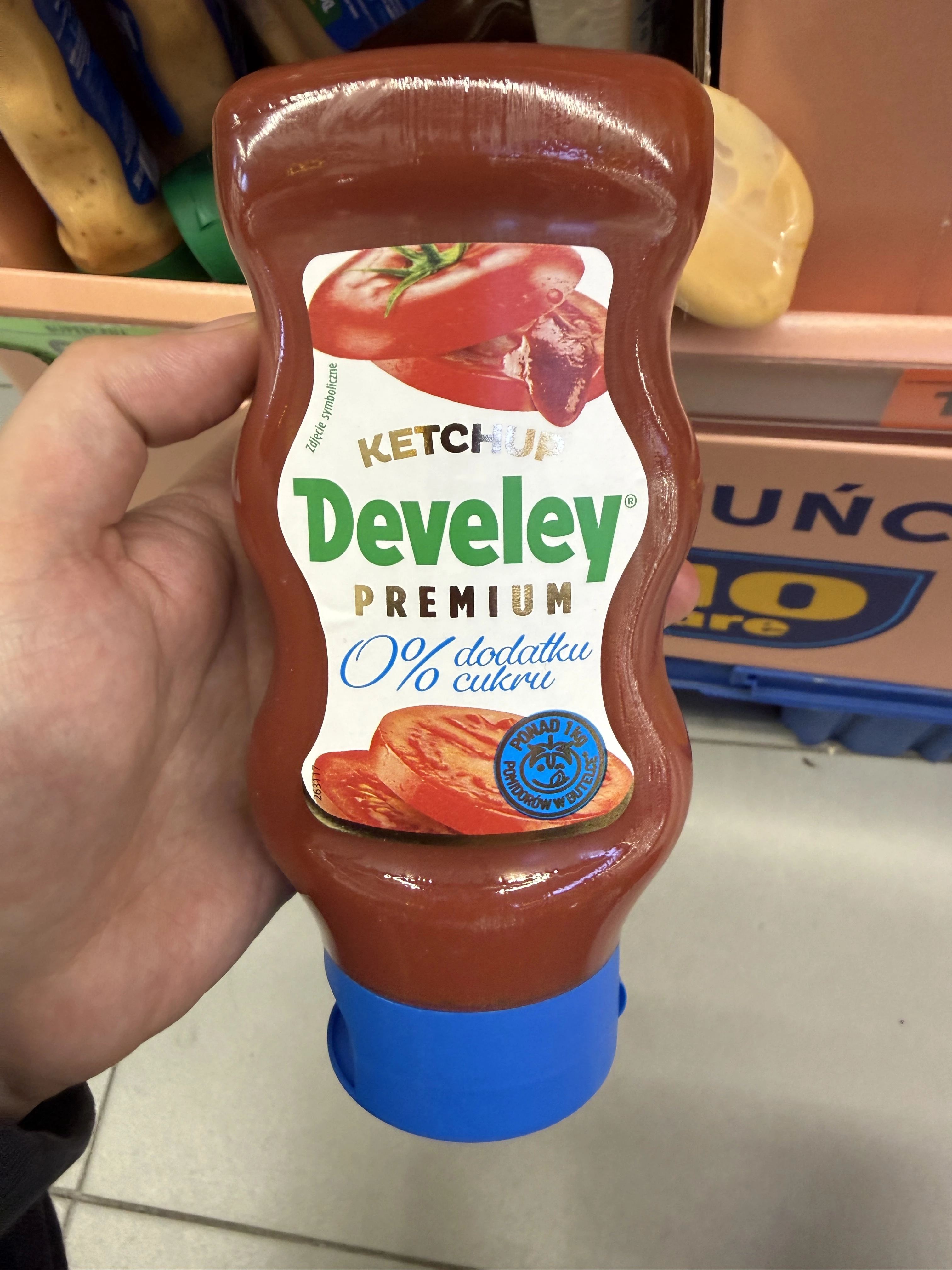 Develey Ketchup Premium 0% dodatku cukru | 435g