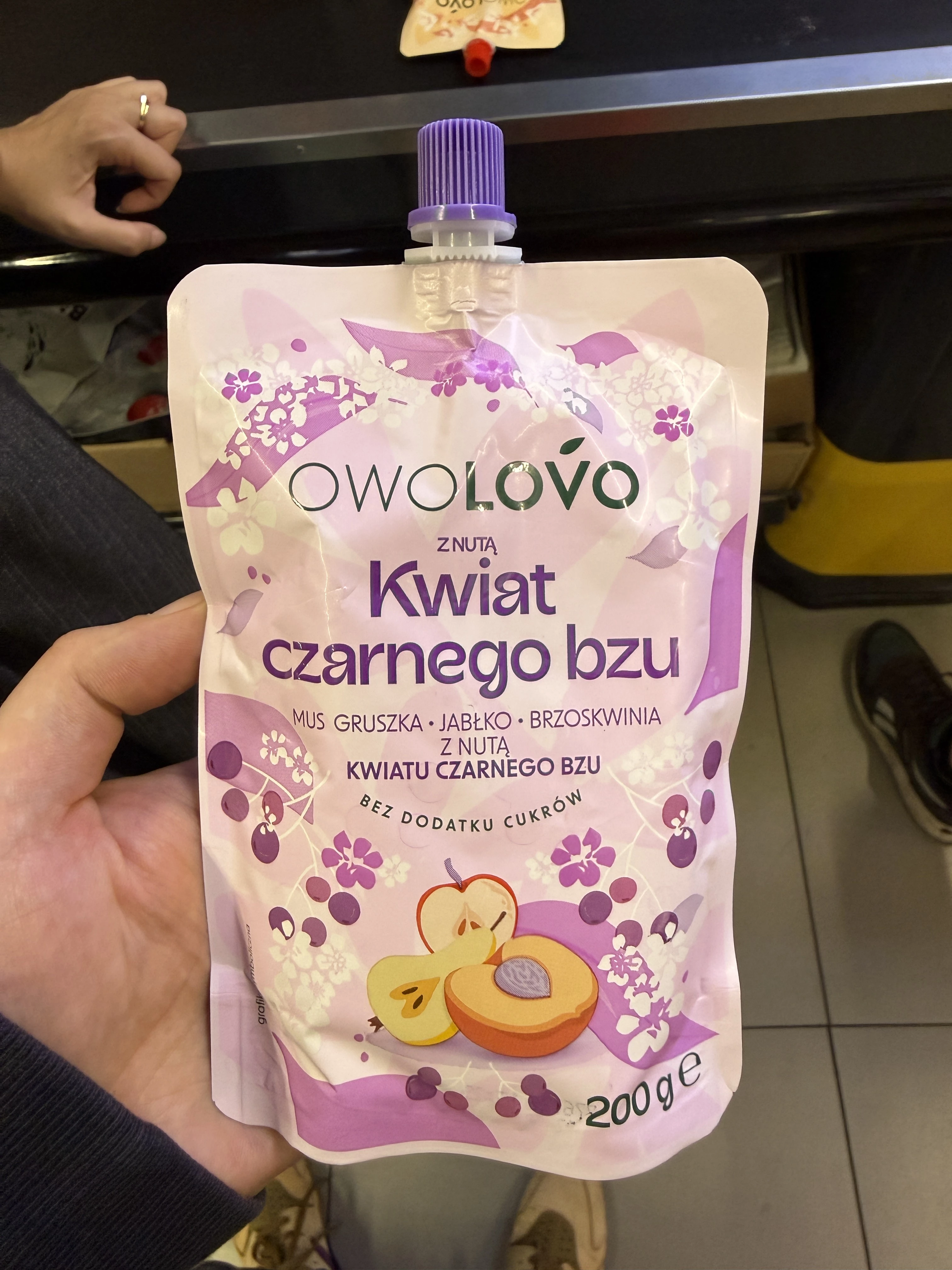 Owolovo Mus z nutą Kwiat czarnego bzu | 200g