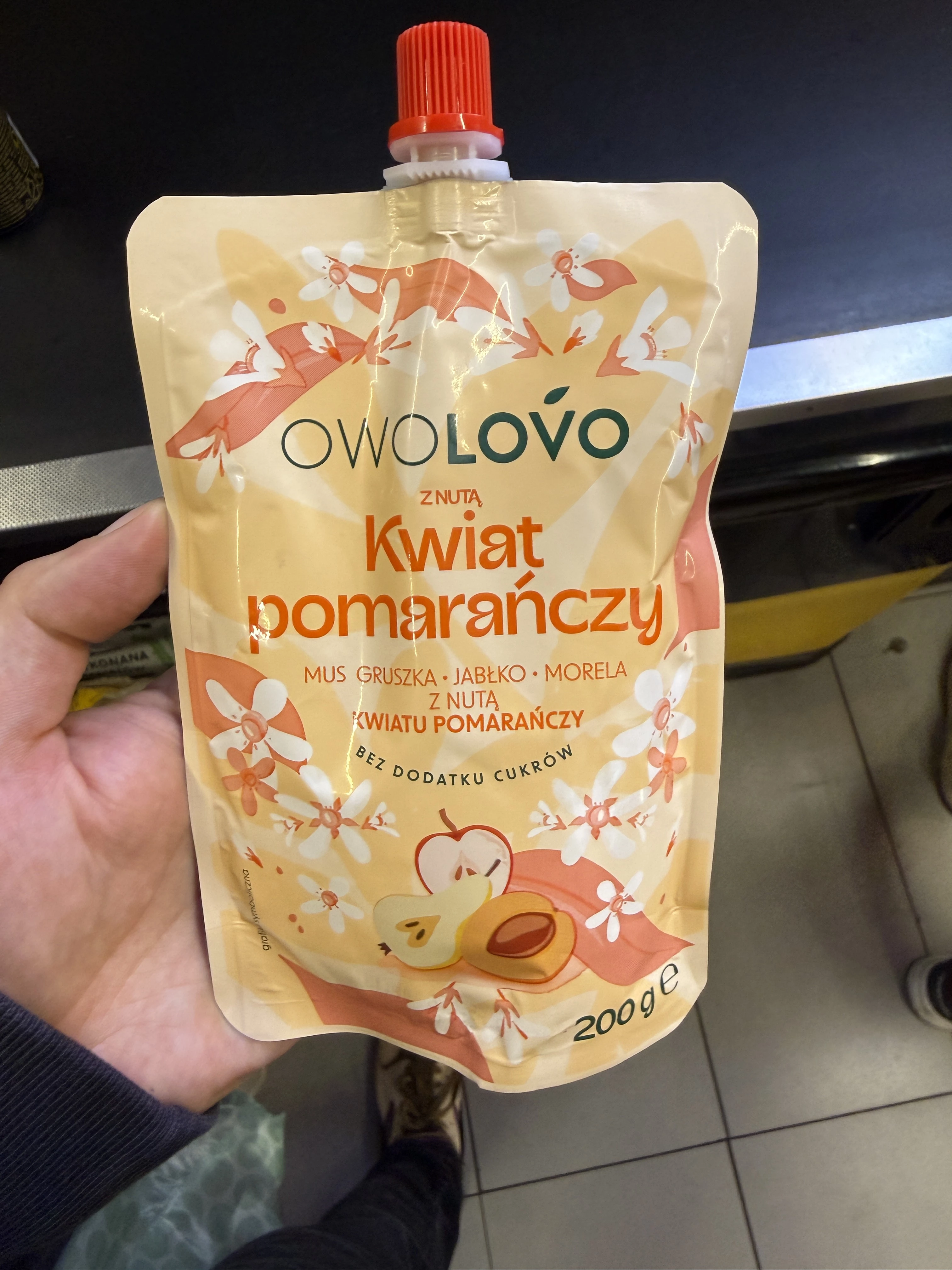 Owolovo Mus z nutą Kwiat pomarańczy | 200g