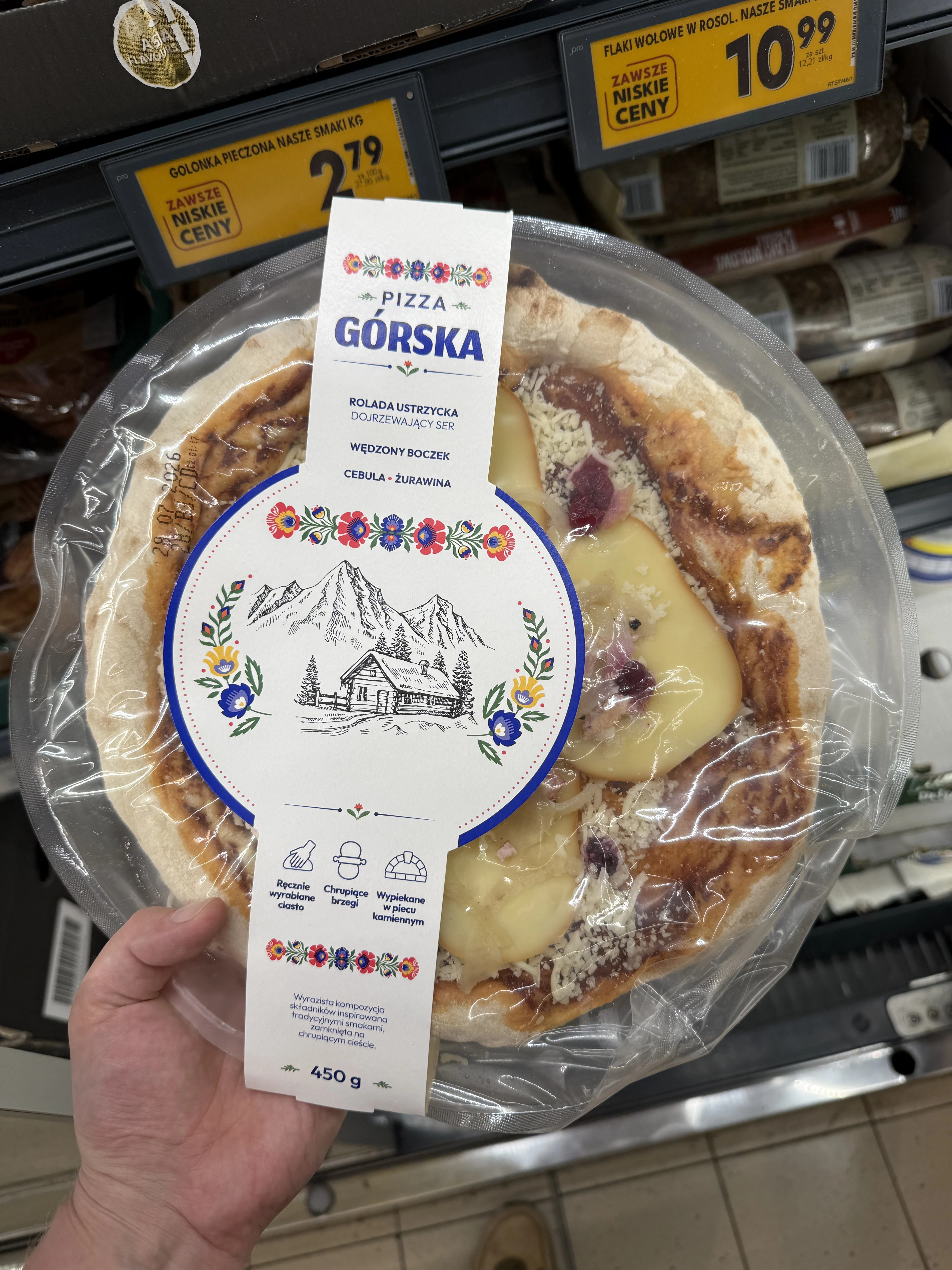 Pizza Górska Nasze Smaki (Biedronka) | 450g