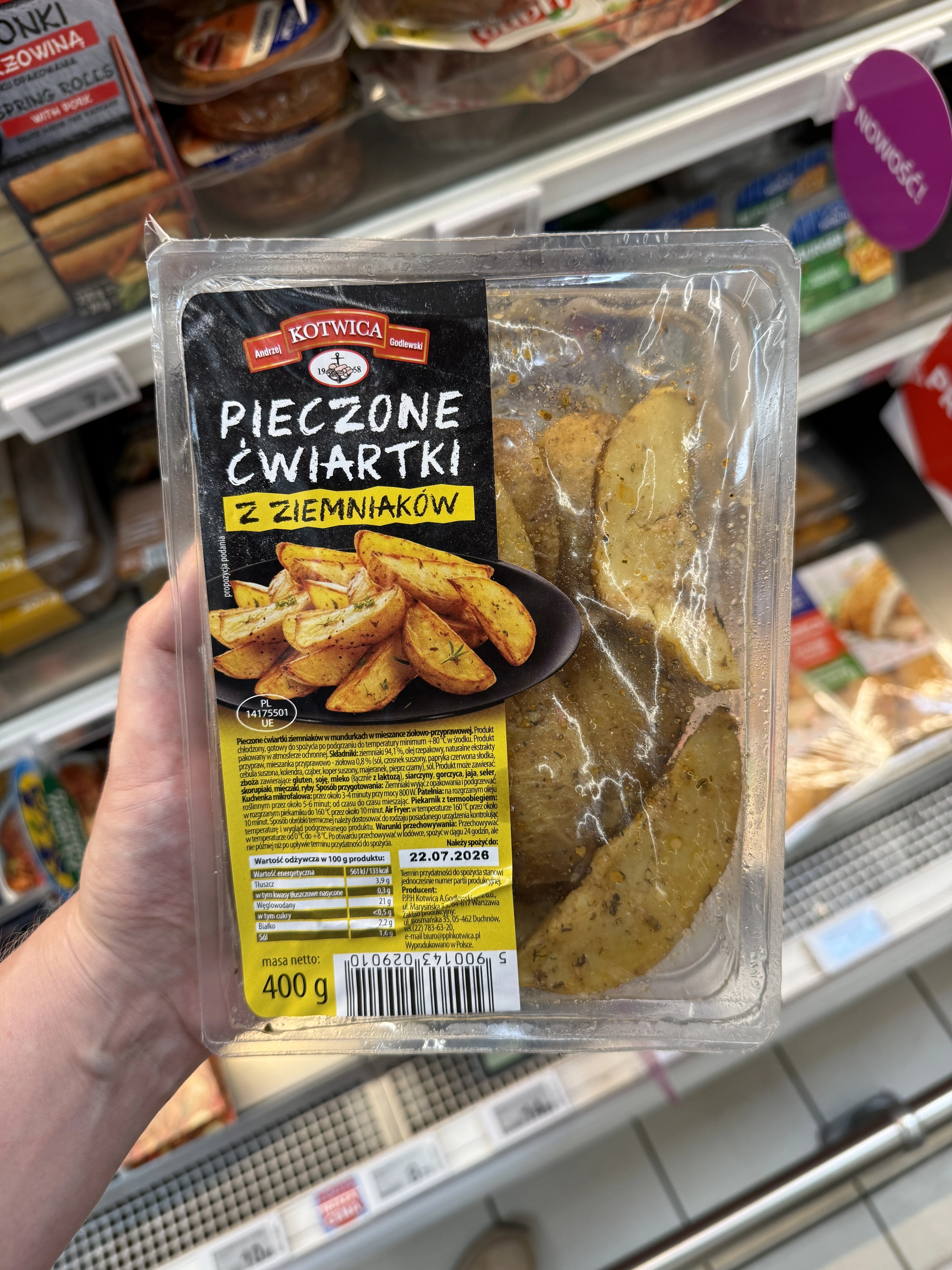 Kotwica Pieczone Ćwiartki z Ziemniaków | 400g