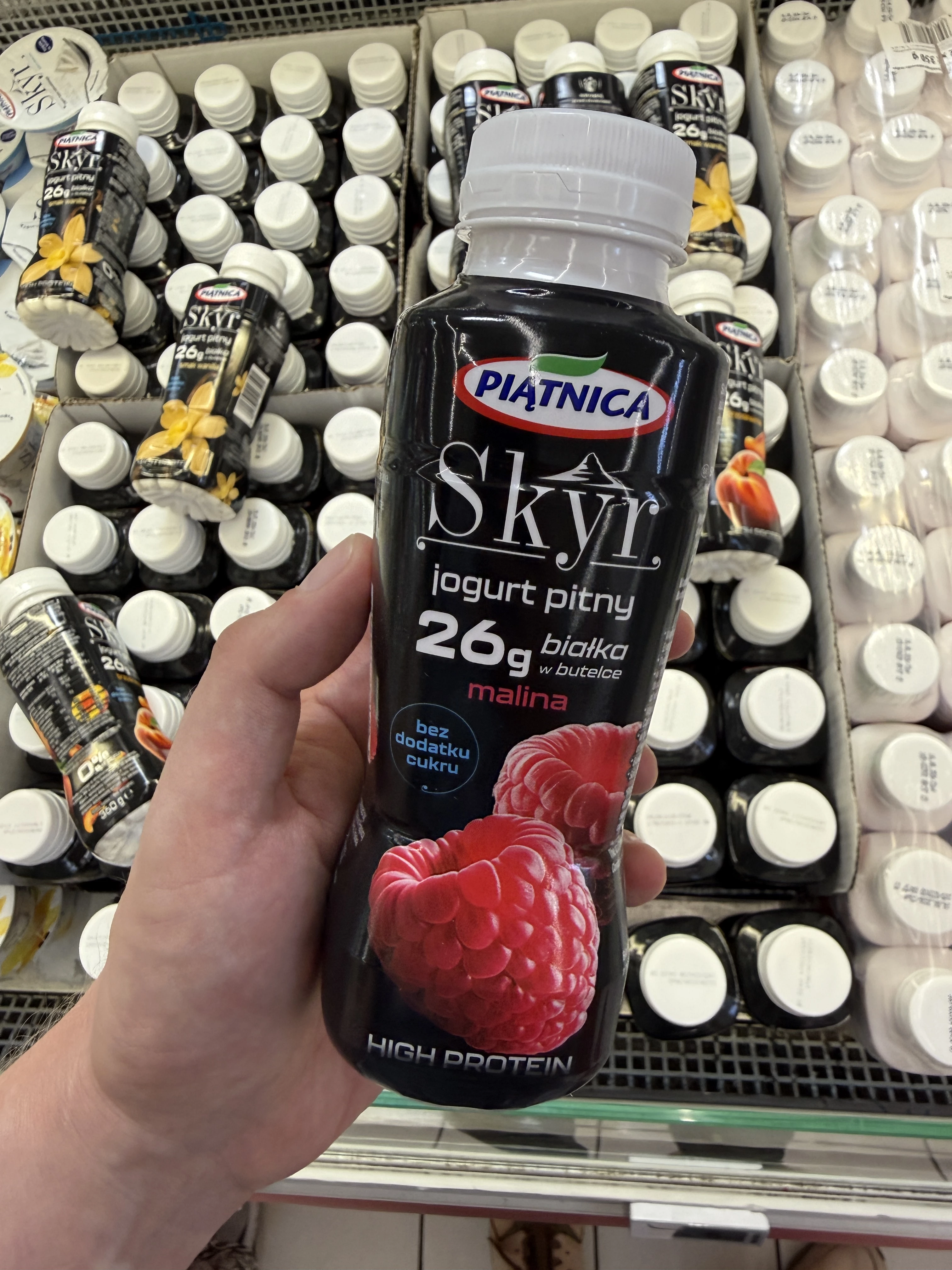Piątnica Skyr jogurt pitny malina | 360g